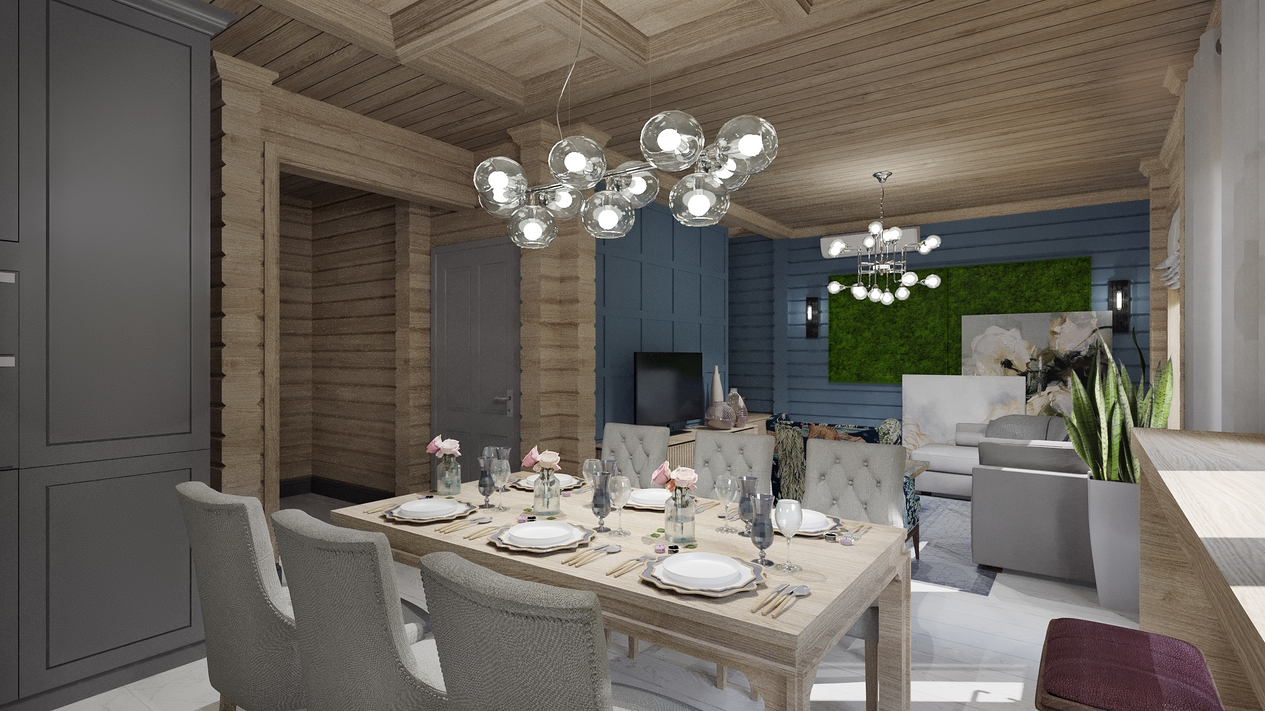 Загородный дом. Дизайн интерьеров Краснодар