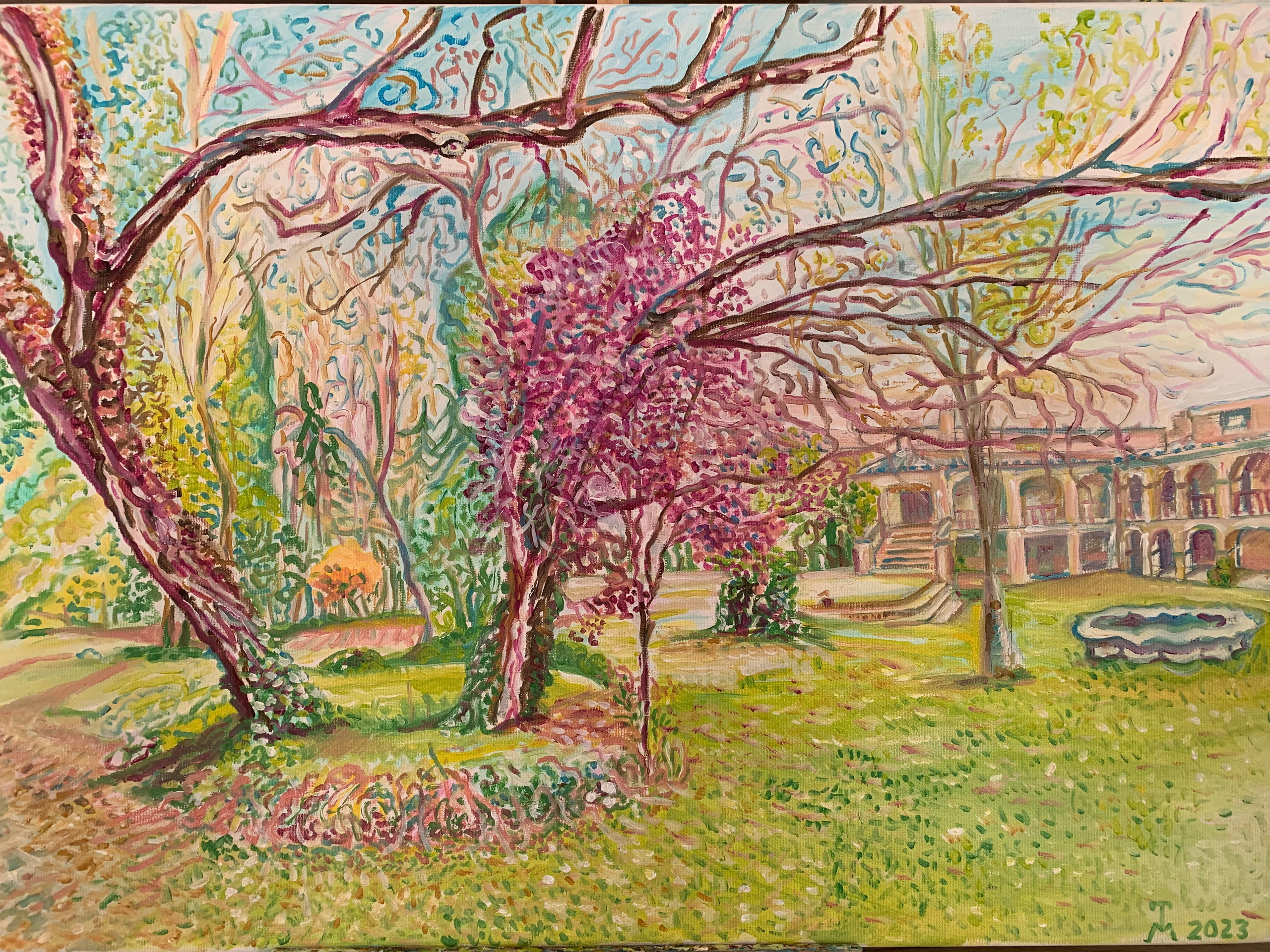 Morning in Navarre 50/60 cm Oil on canvas 2023