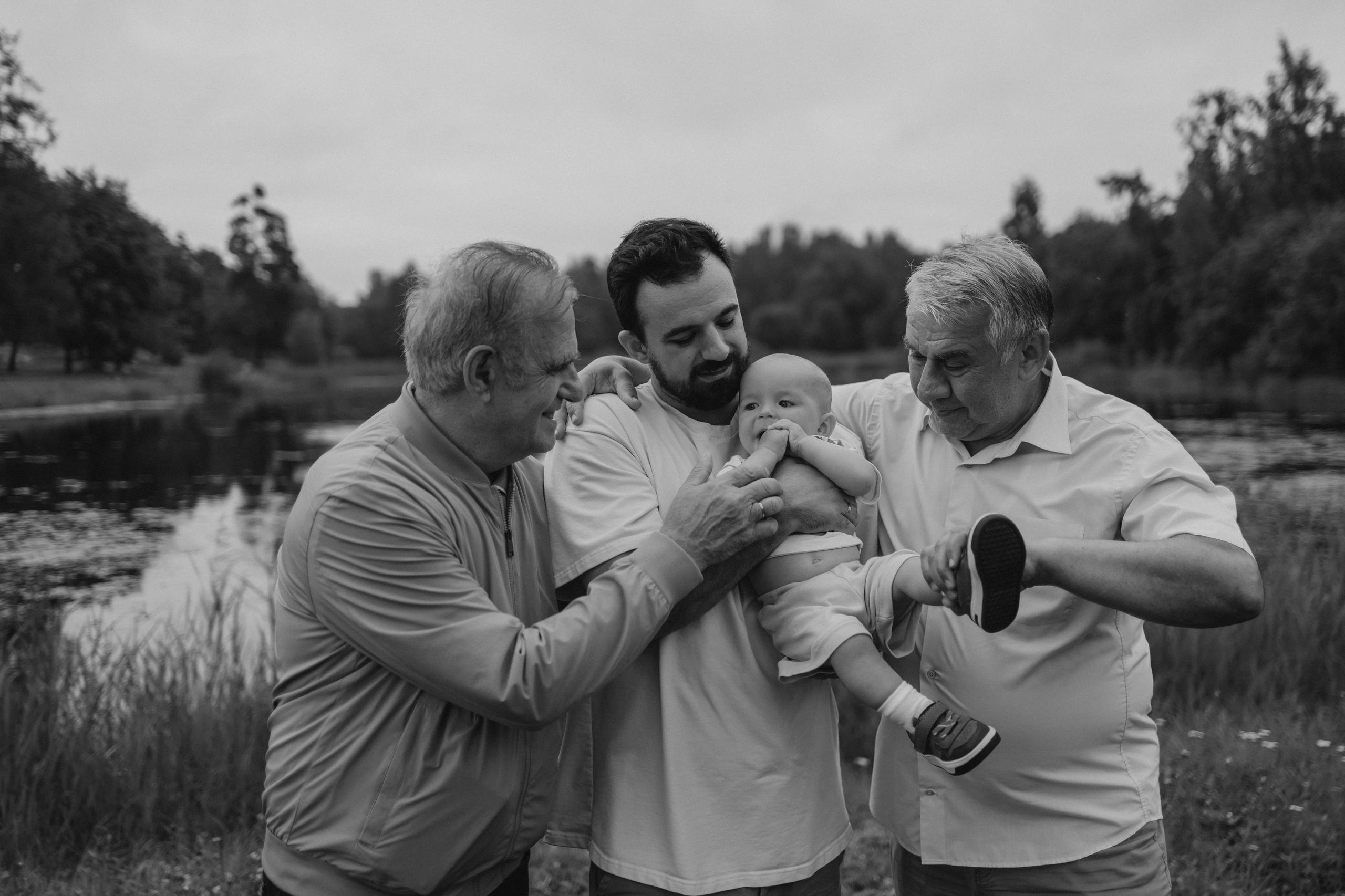 Семейная история: Наташа, Сережа и малыш Лёва. Семейный, домашний, ньюборн фотограф Москва Цветкова Елизавета