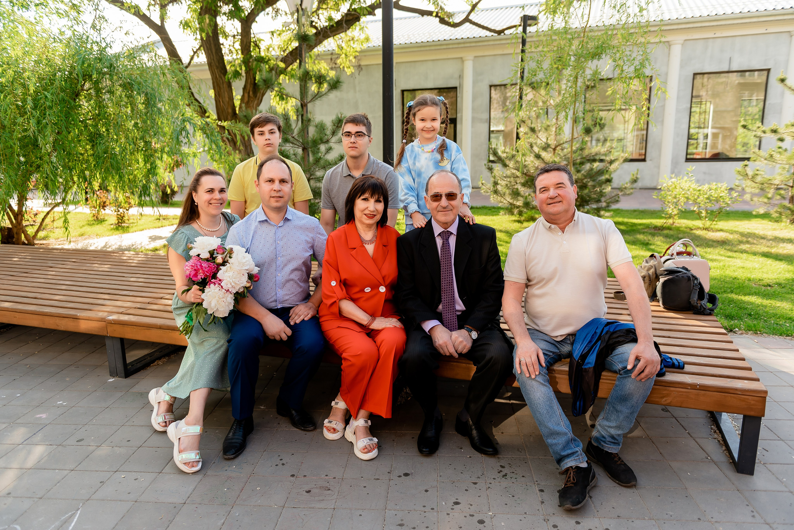 Людмила Ивановна с семьей. Фотограф Татьяна Иванчикова