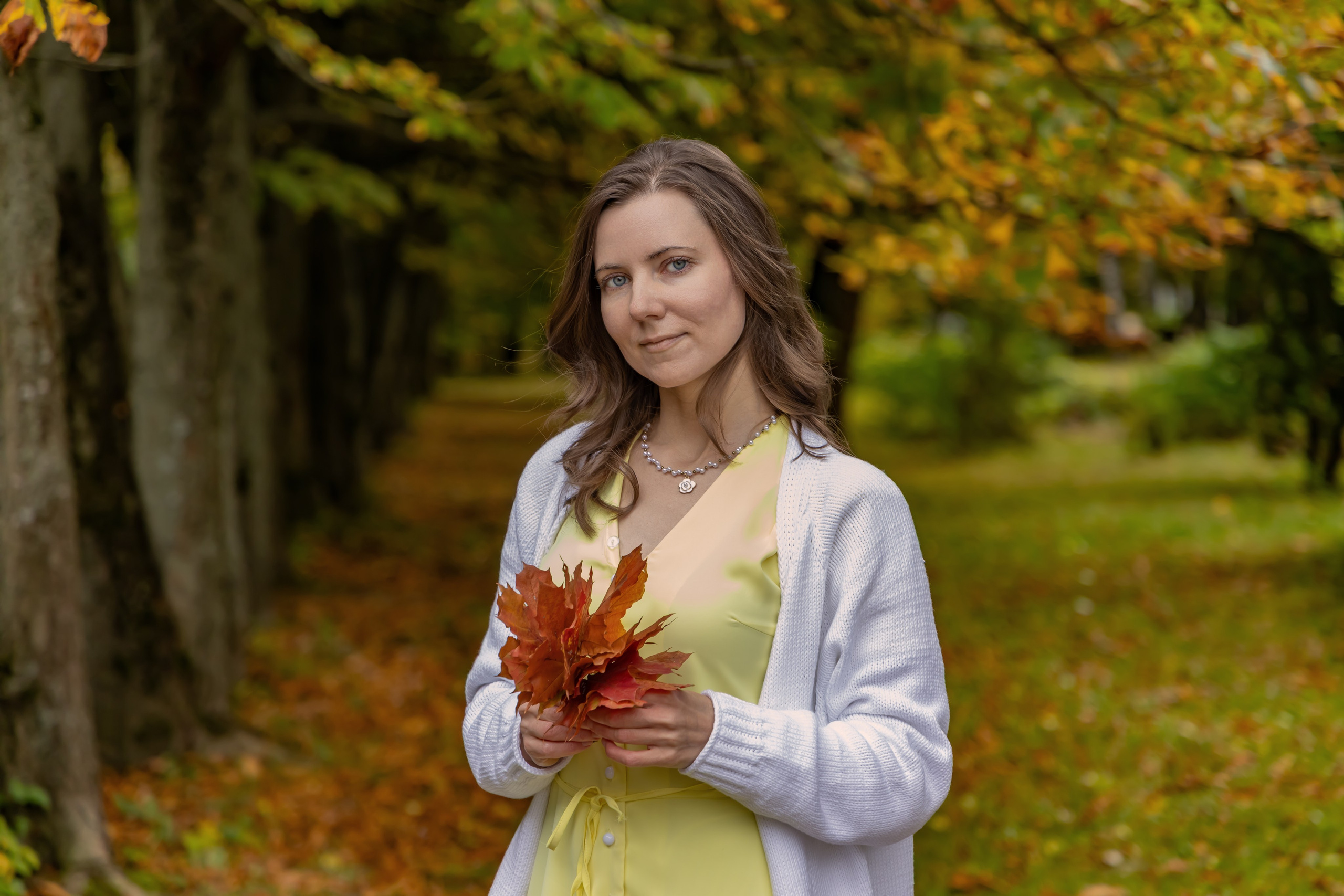 Жёлтая осень и ретро-велосипед. Репортажный, семейный и студийный фотограф в Москве Демин Алексей