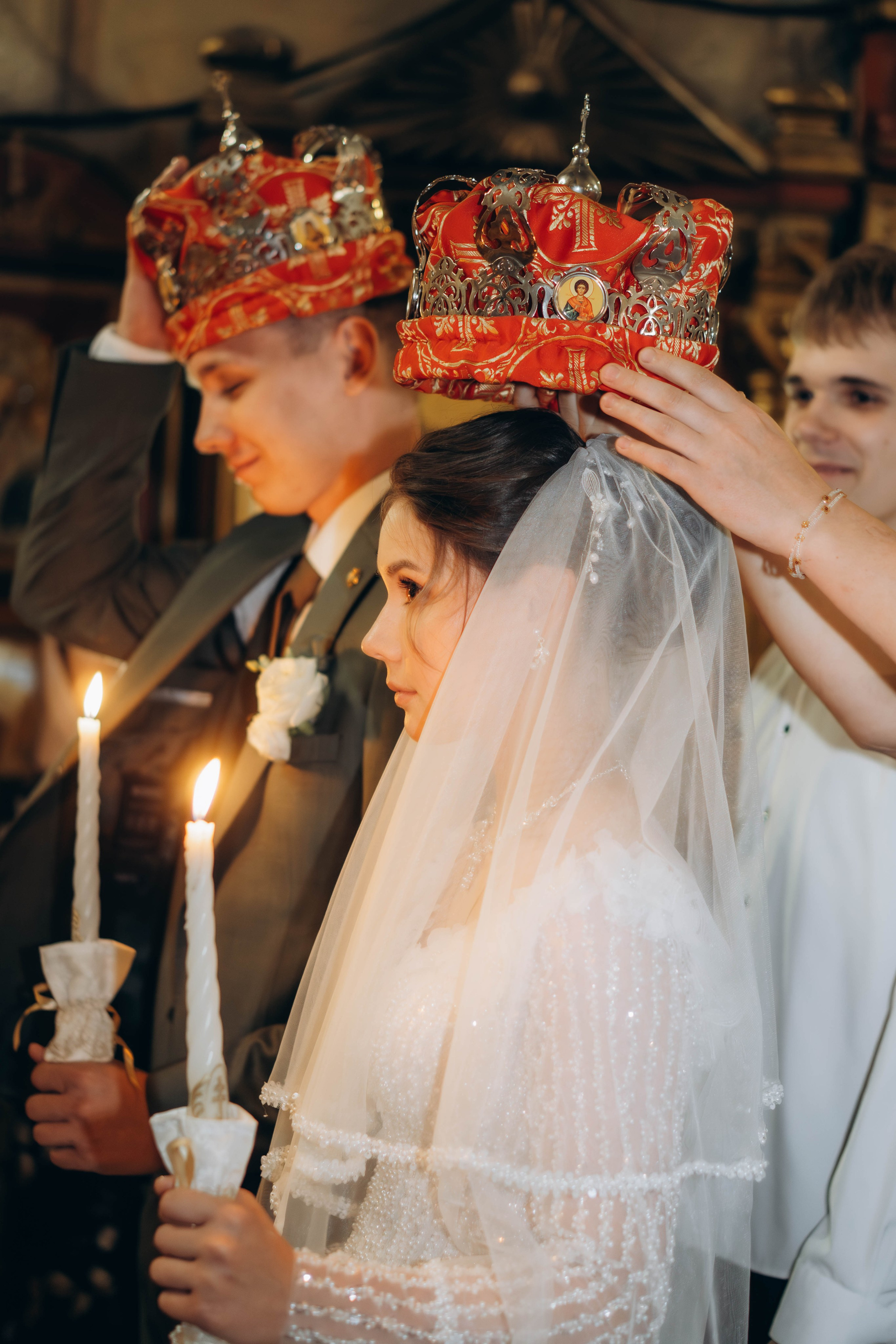 Венчание Поликарпа и Антонины Церковь Рождества Христова. Фотограф Москва Валерия Веденина