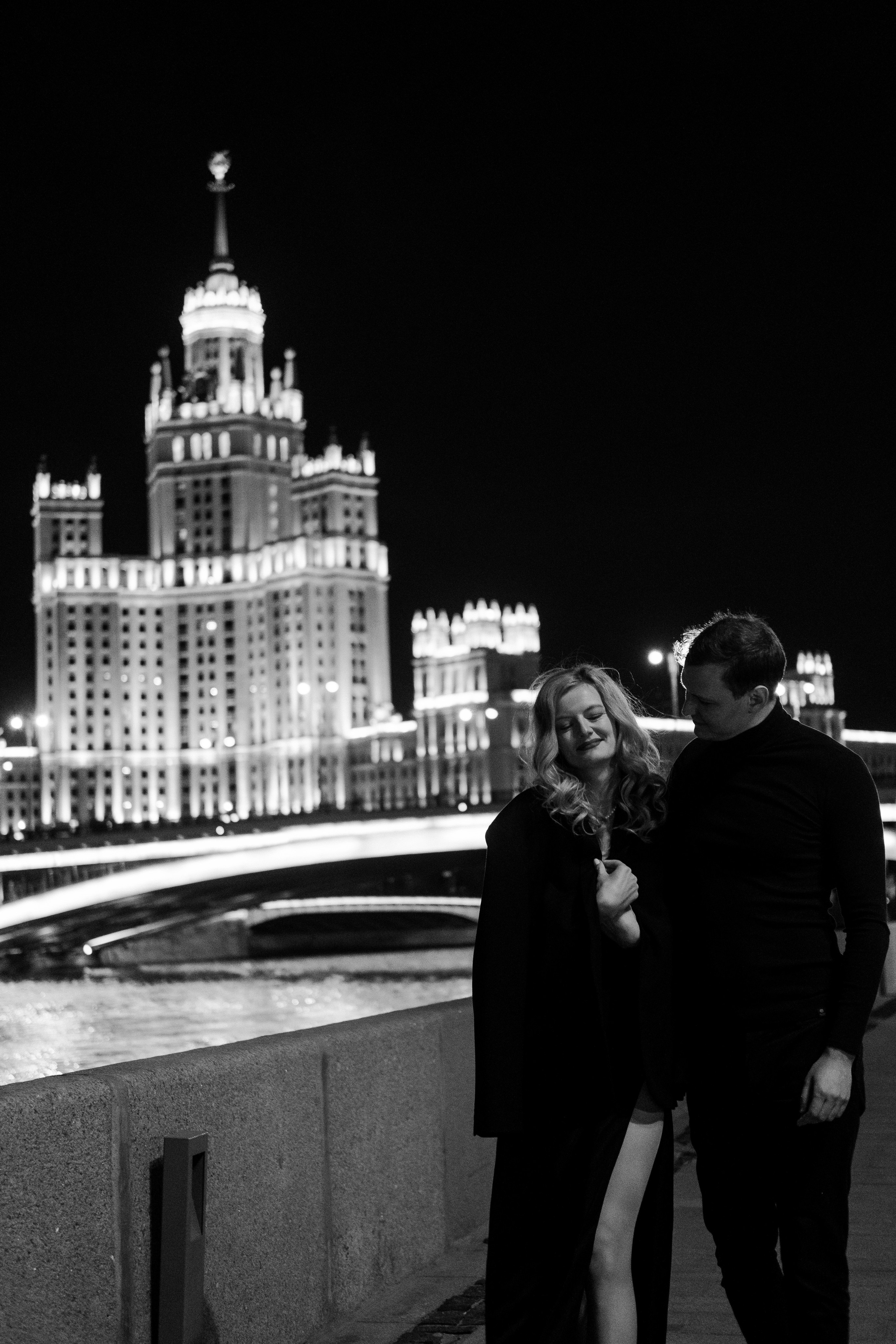 По ночному городу. Свадебный фотограф Александра Тюлякова