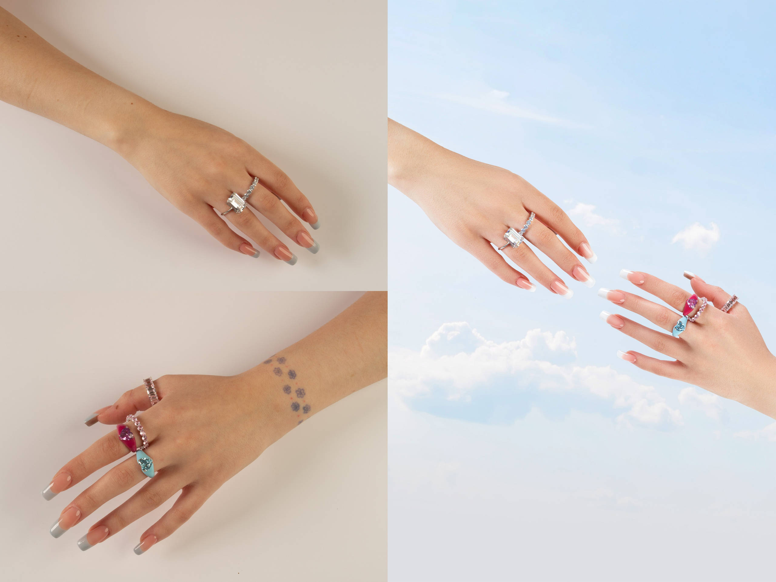 Ювелирная ретушь колец из натуральных камней и бижутерии | Студия SVITHART