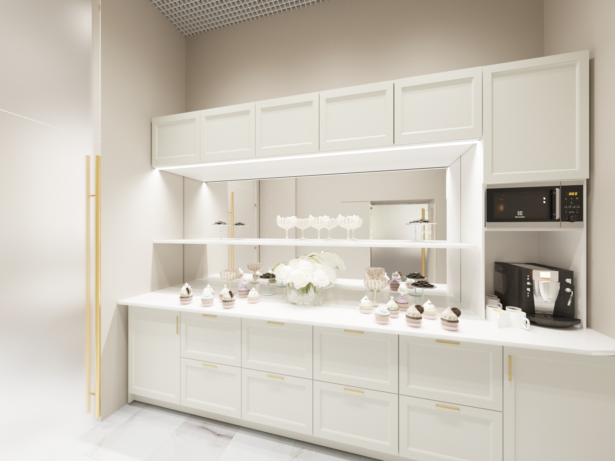 Проект Косметологического центра в старинном здании Екатеринбурга. Интерьерный дизайнер и художник. Локация в г. Екатеринбурге беру проекты в разных странах