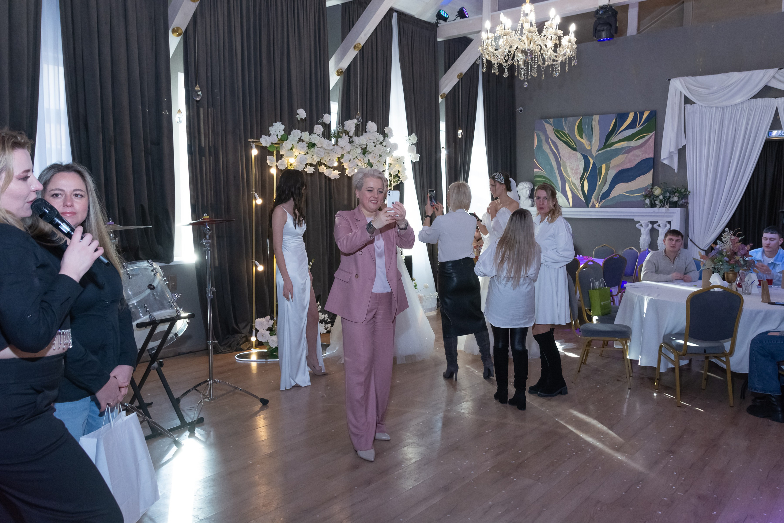 Свадебное чаепитие для молодоженов