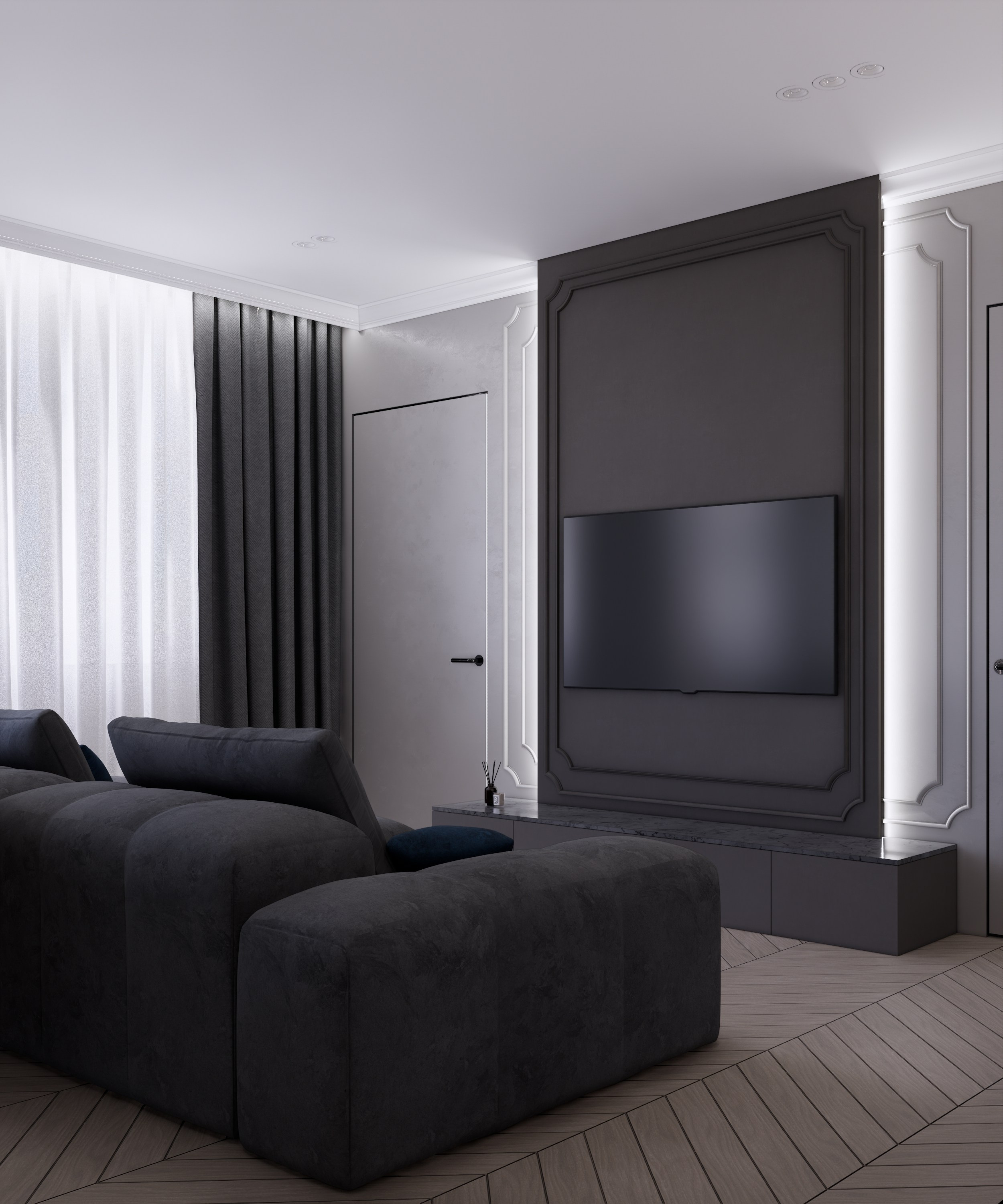 Нижегородская, 55 м². Главная