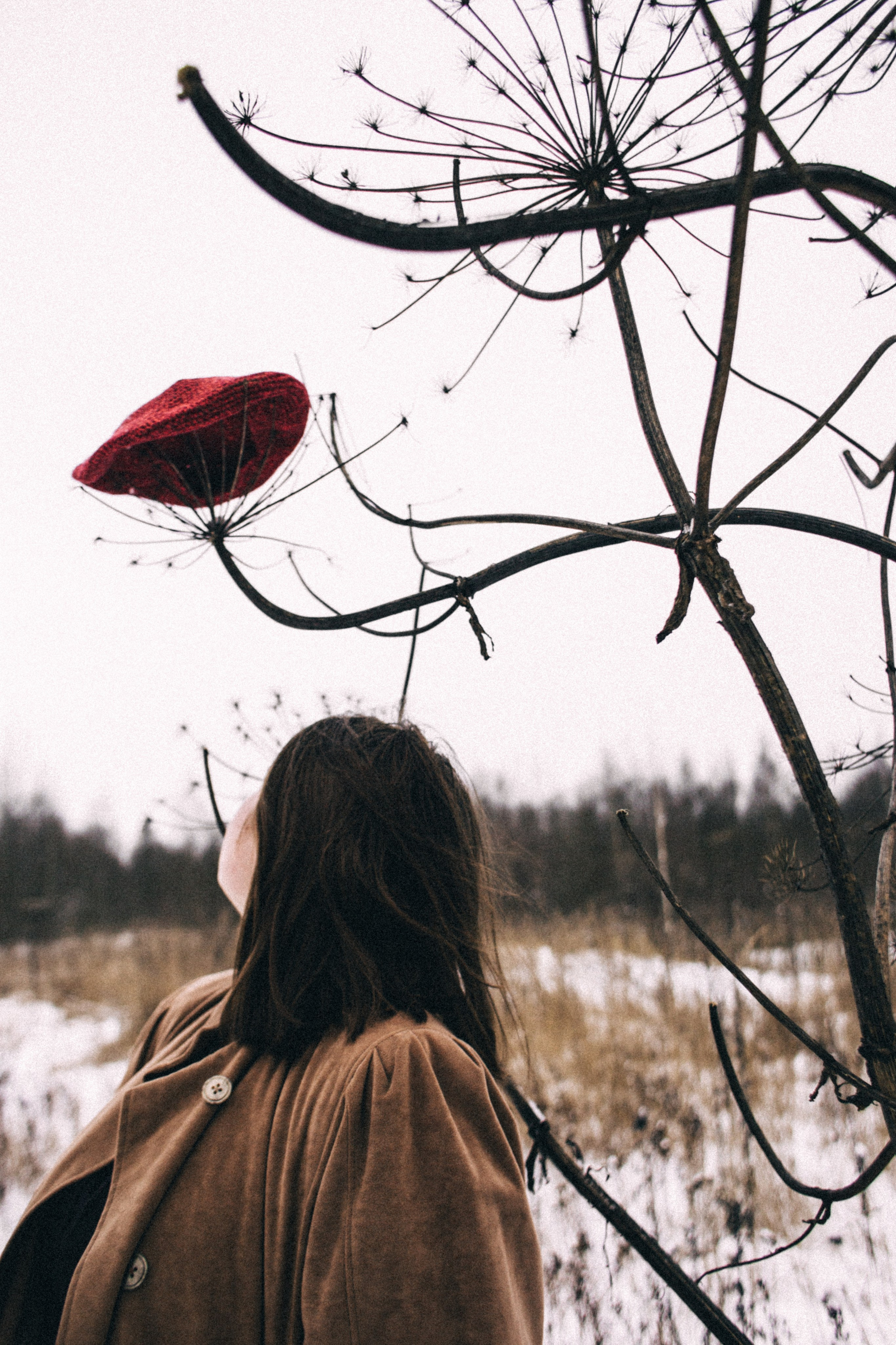 Олеся. Зимнее поле. Фотограф в Нижнем Новгороде