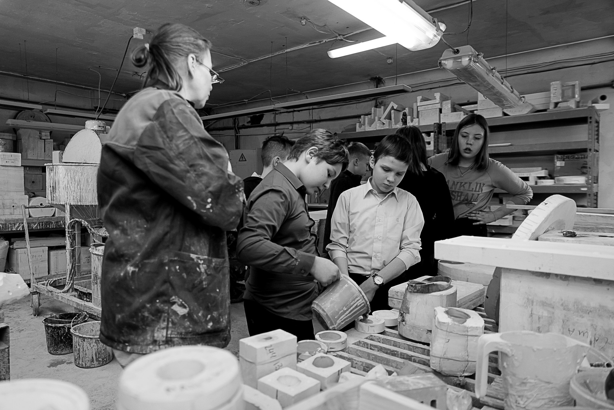 Экскурсия в цех по производству керамики. Свадебный и семейный фотограф из Санкт-Петербурга Климов Анатолий