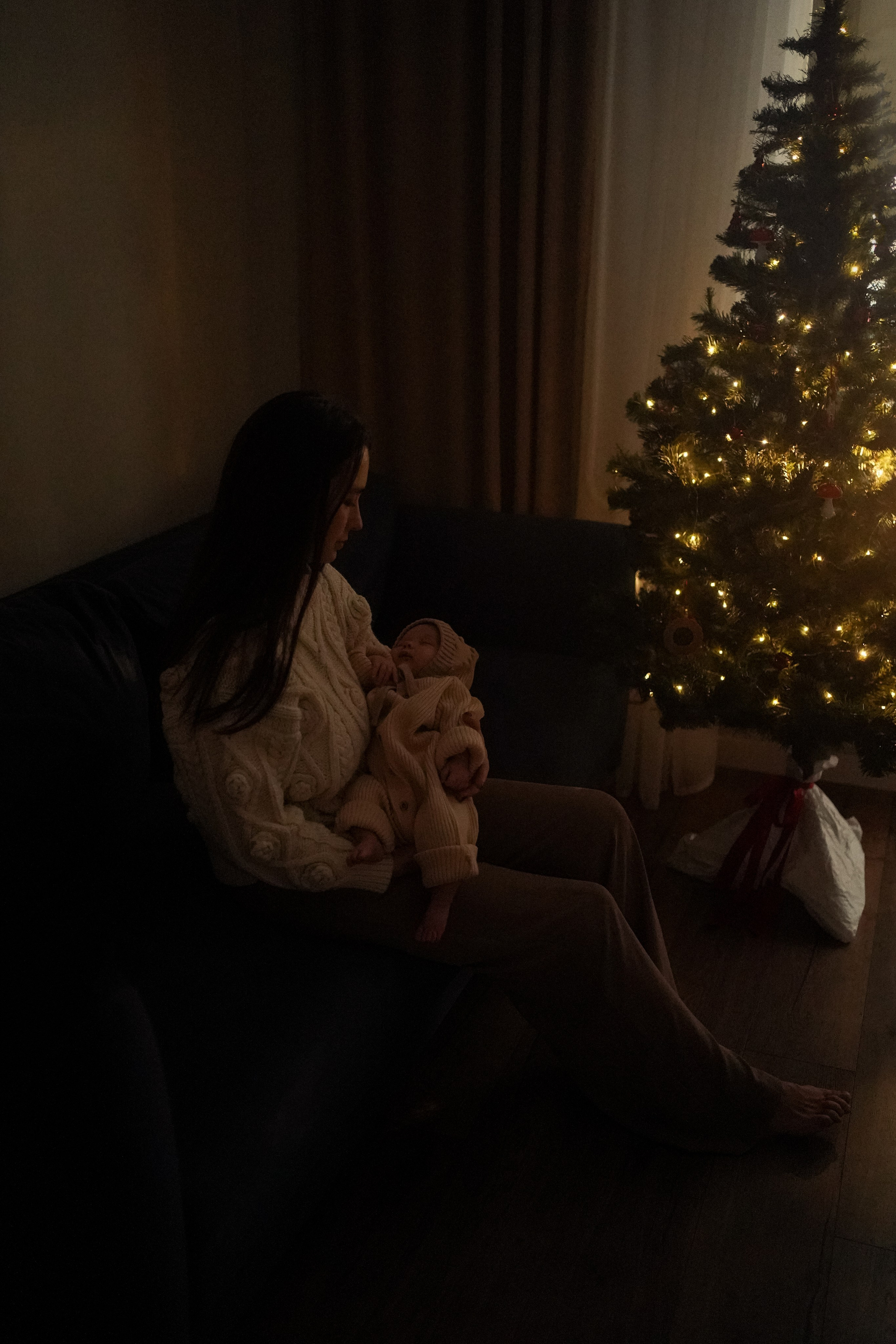 Юля и София: новогодняя история. Семейный фотограф в Северодвинске и Архангельске Наталья Проничева