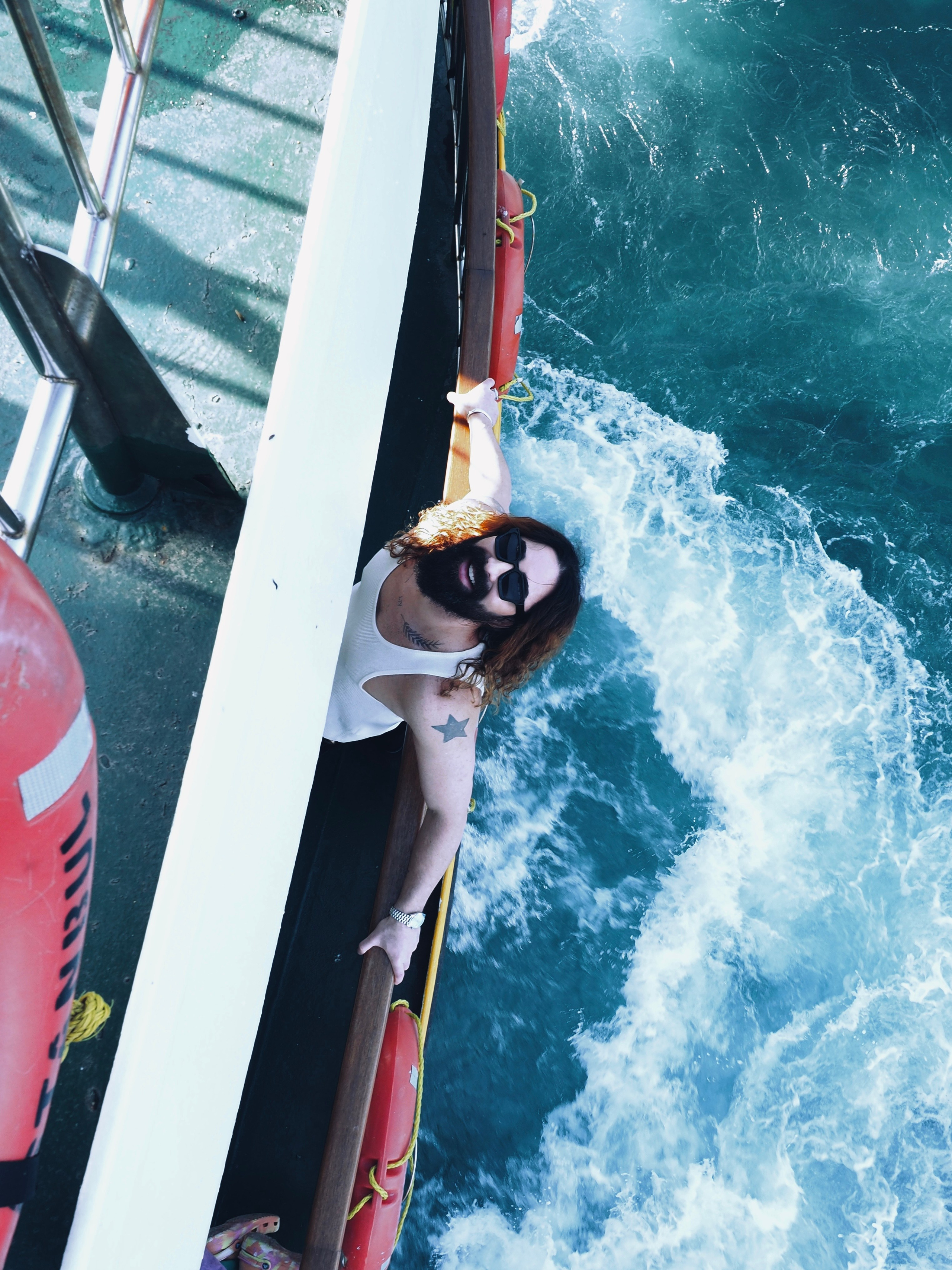 Yacht photoshoot on the Bosphorus in Istanbul.