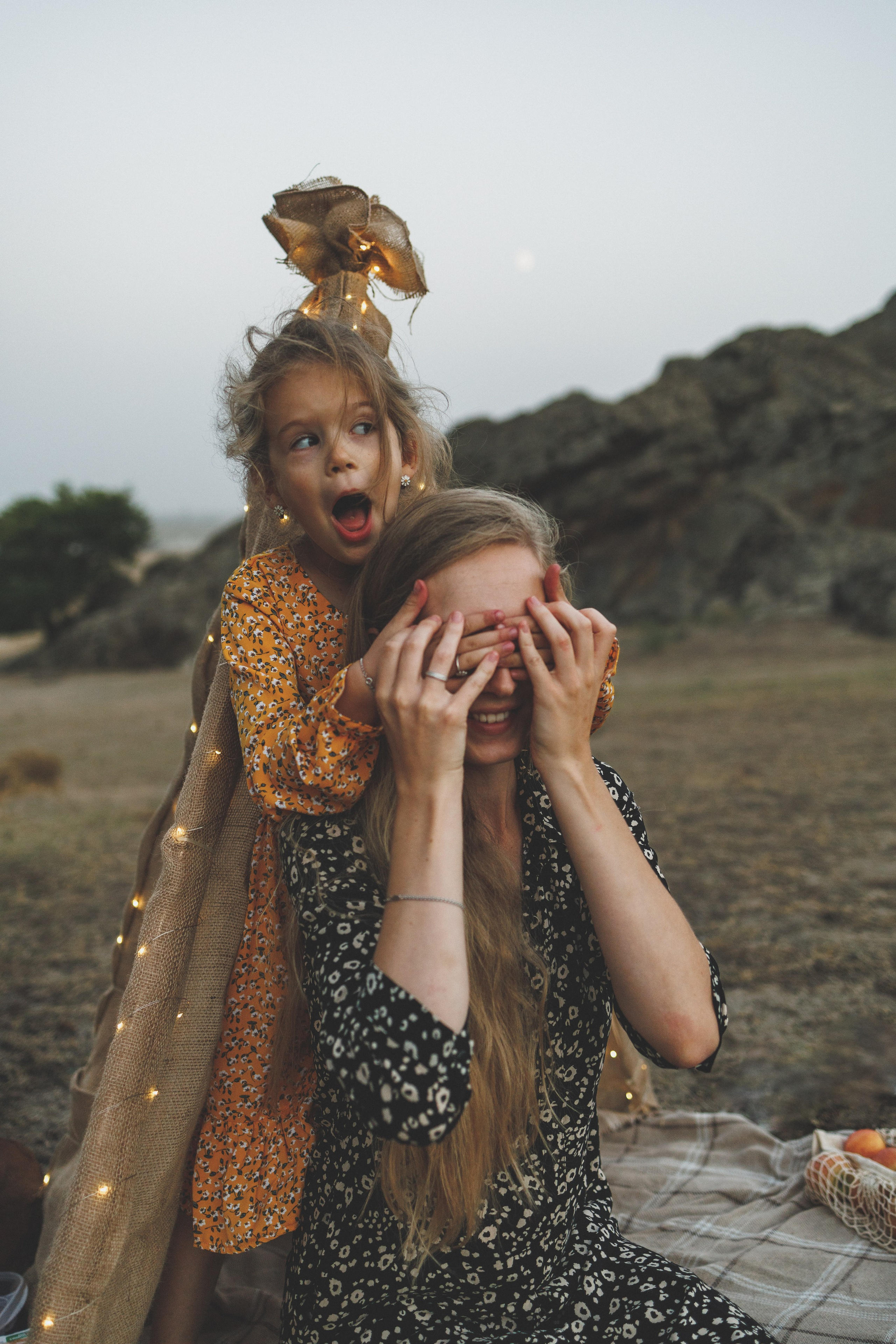 Пикник со светящимся шалашом. Фотограф в Дагестане Кира Молькова