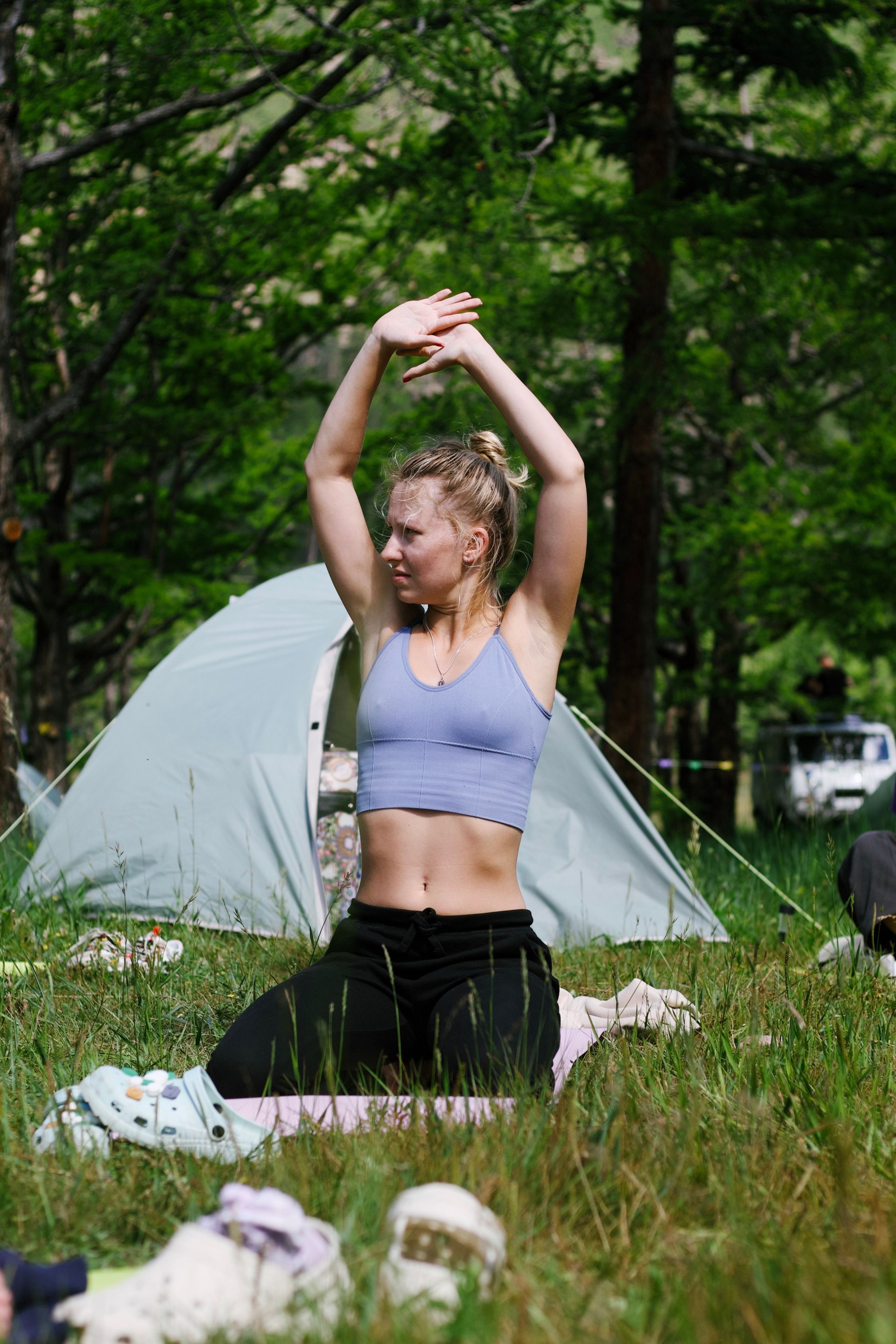 Лето 2024 / палатки. 1642 — первый лагерь для взрослых на Байкале