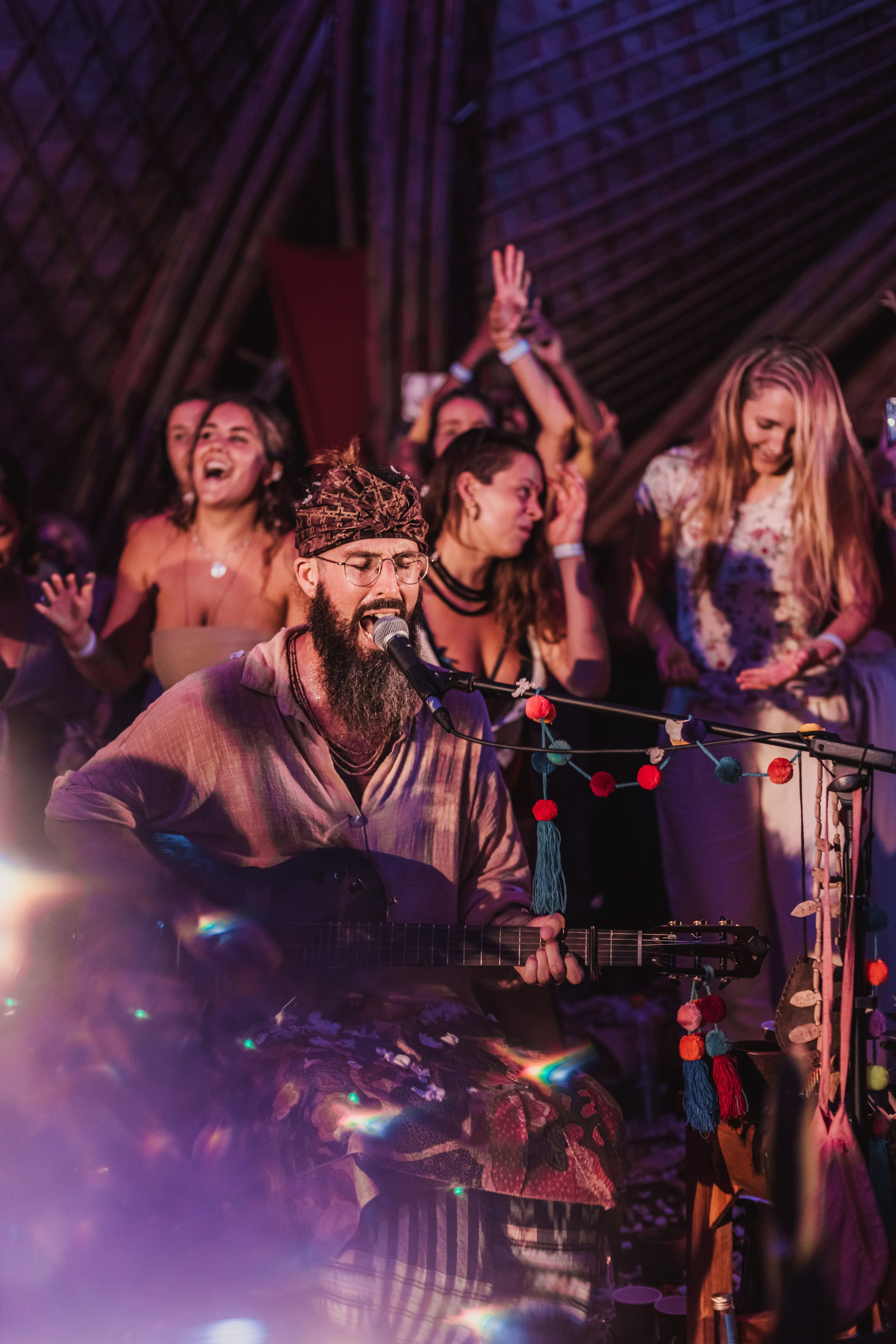 Hanuman Project kirtan at Alchemy april. Mariam Bagdasaryan