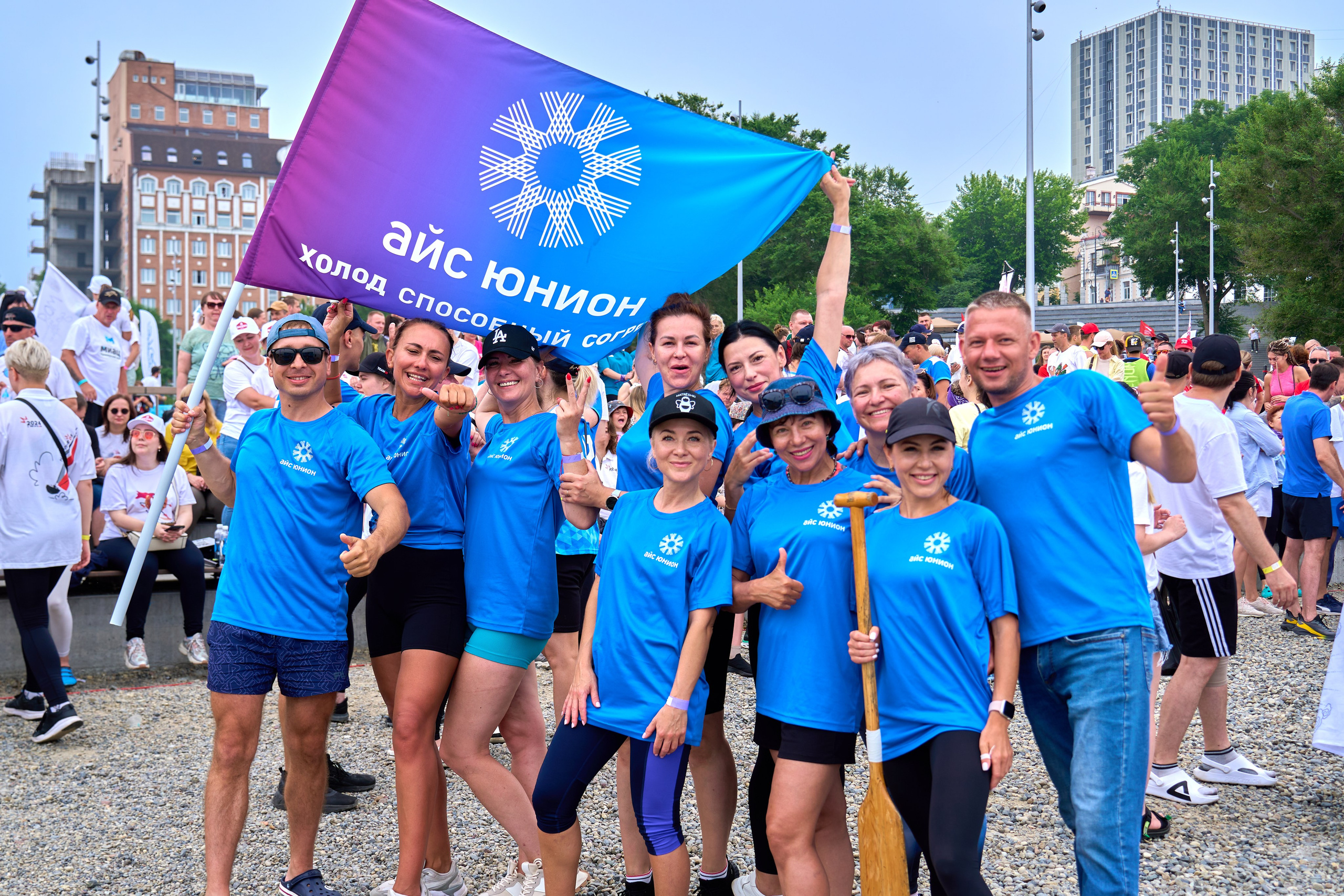 Соревнования на лодках дракон Айс Юнион. Фотограф во Владивостоке