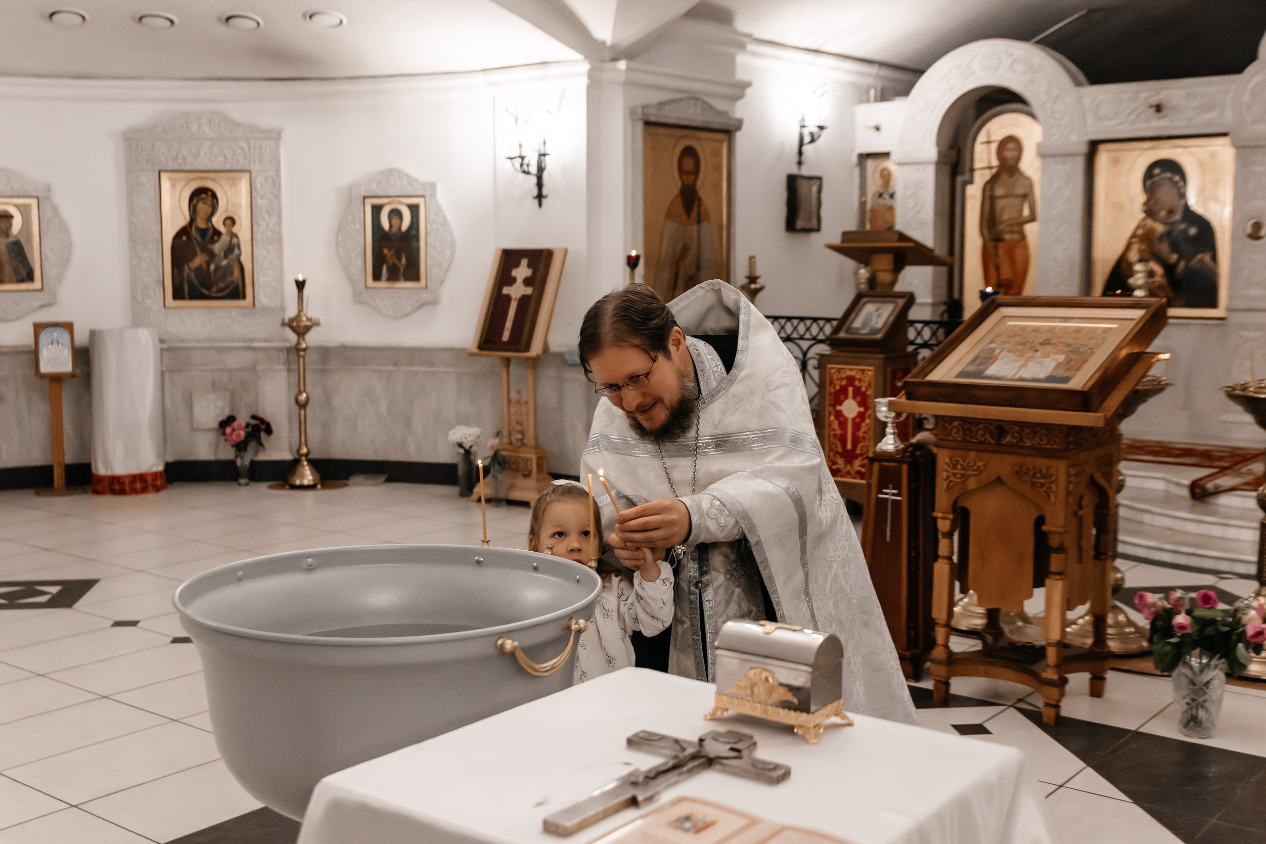 Крещение Ксении. Семейный фотограф Минск Усова Ольга