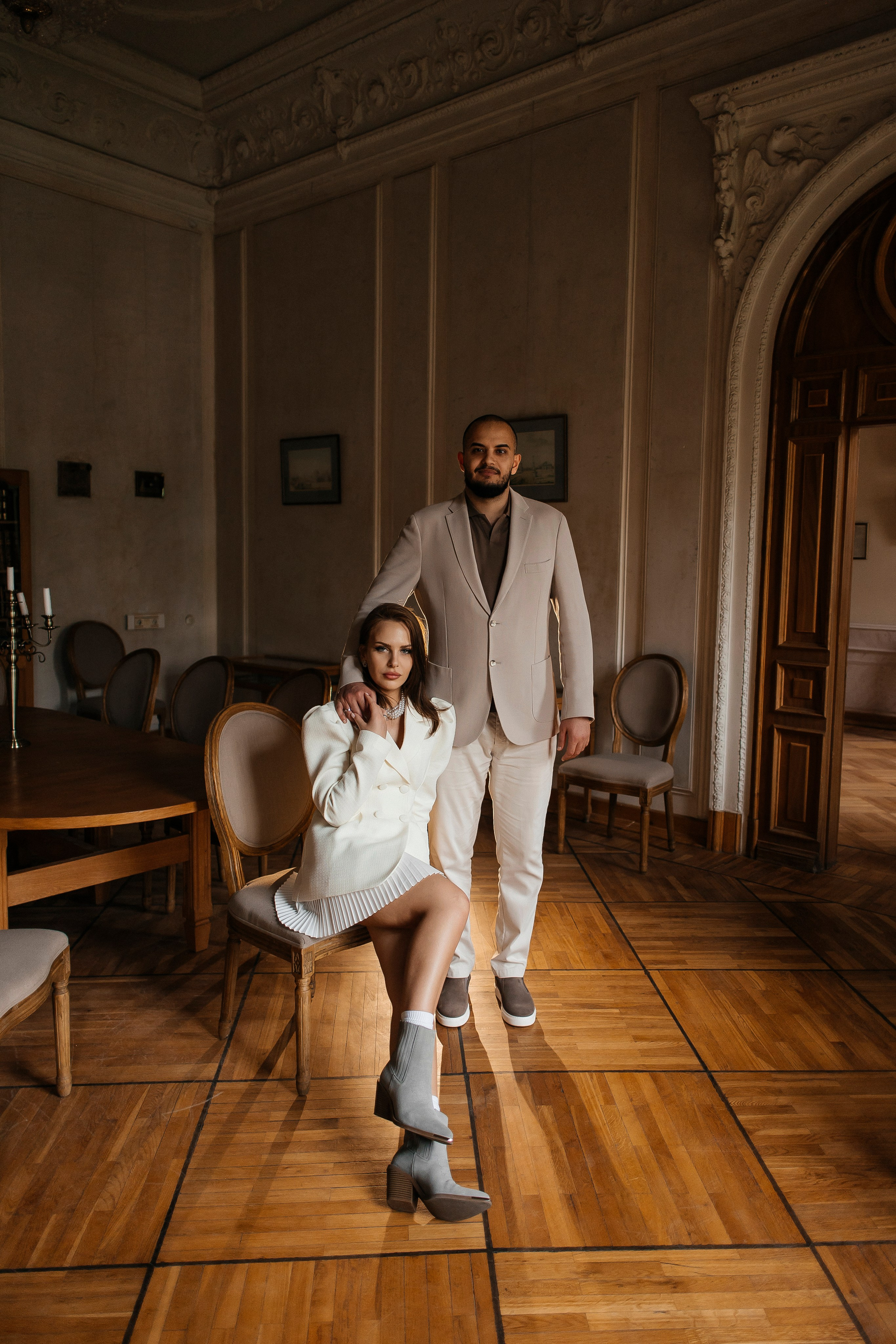 Анастасия и Мостафа (библиотека + прогулка). Фотограф в Москве Екатерина Потапова