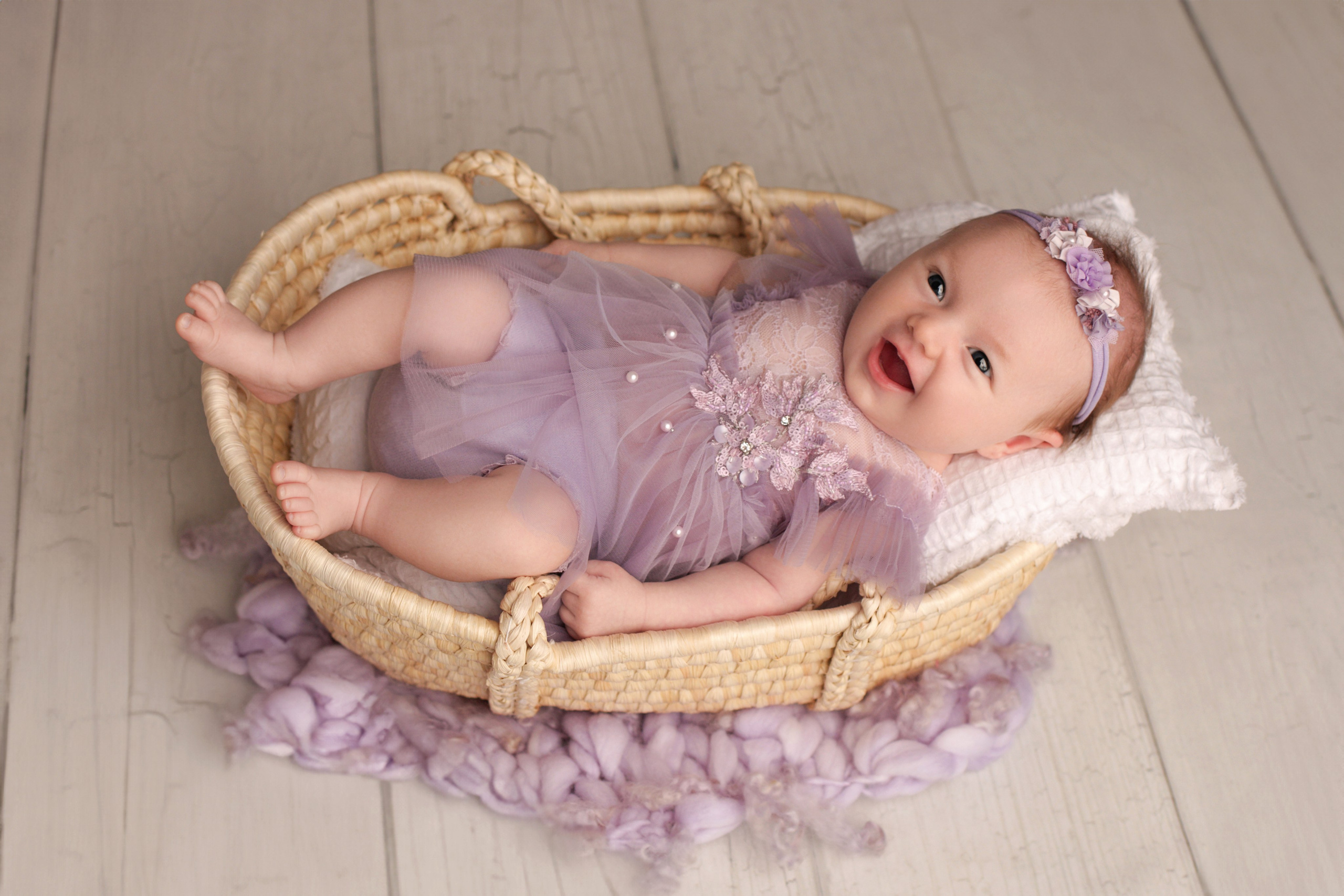 Ньюборн съемка Евочки. Детский фотограф новорожденных в Москве и Московской области Анна