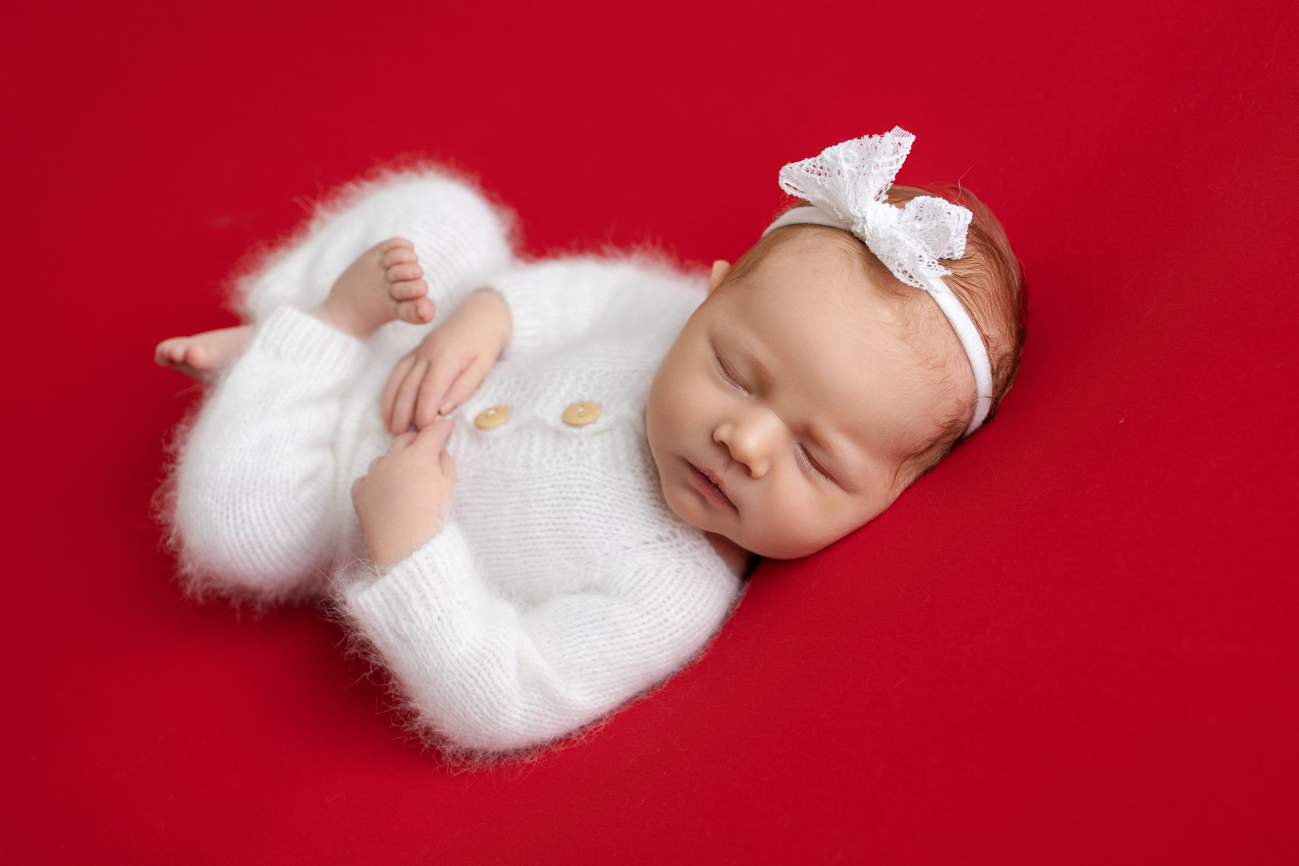 Вера 11 дней. Фотограф новорождённых Newborn Москва