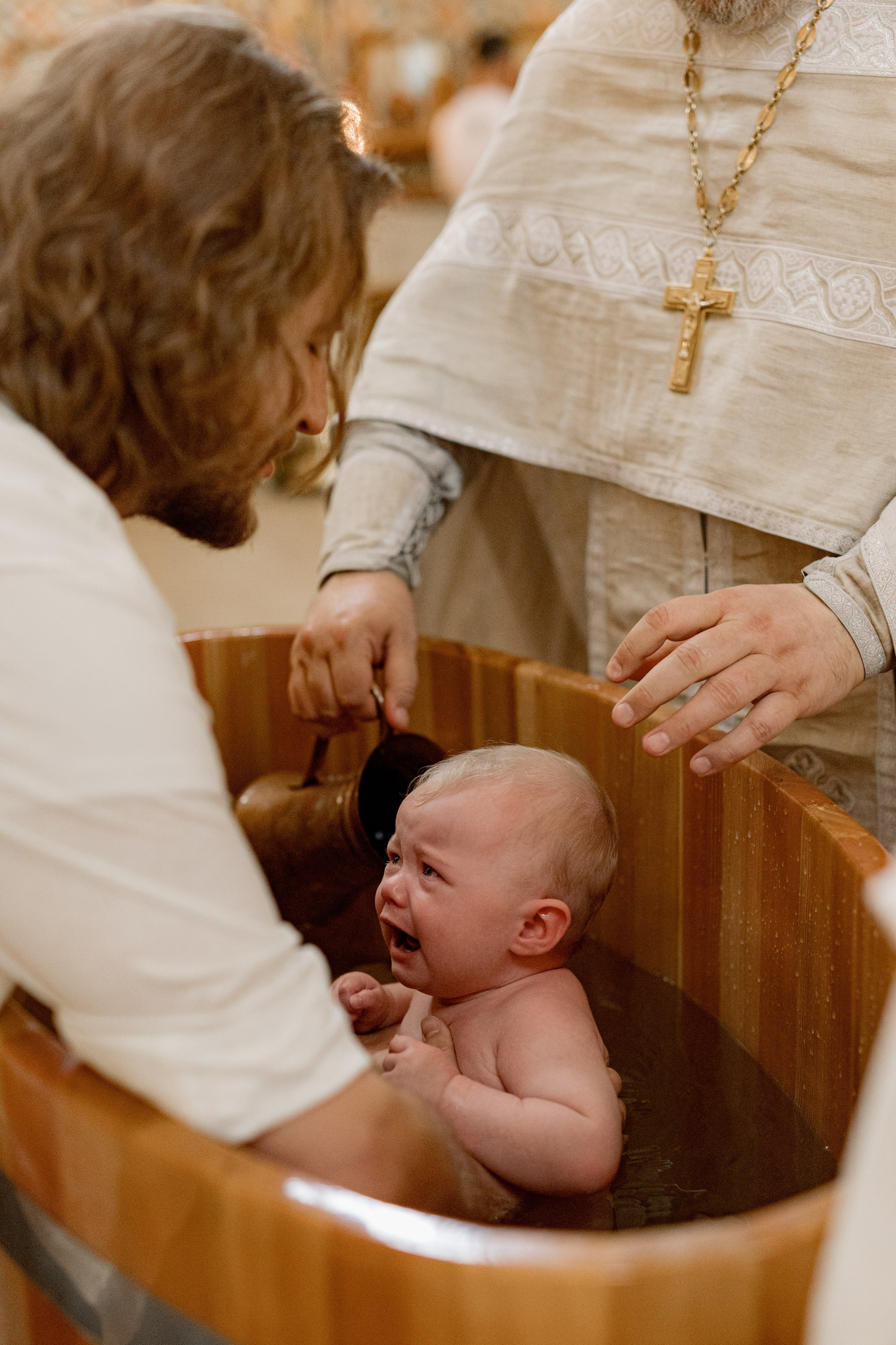 Таинство Крещения Веры. Фотограф новорождённых Newborn Москва
