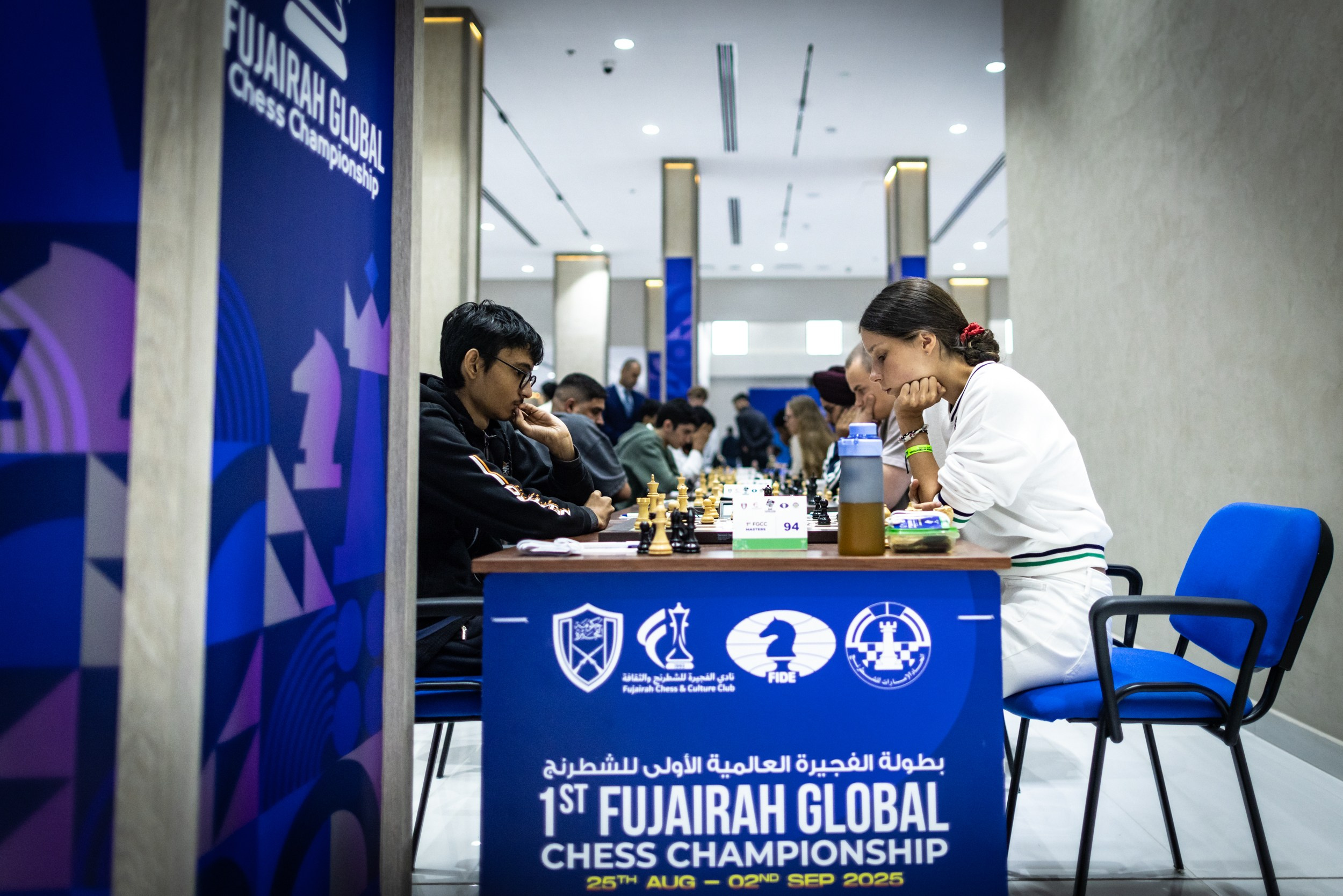 2025.08.27 1st. FUJAIRAH GLOBAL Chess Championship — Round3. Фотограф Анна Штурман (репортажная съёмка любых событий и мероприятий) Anna Shtourman photographer