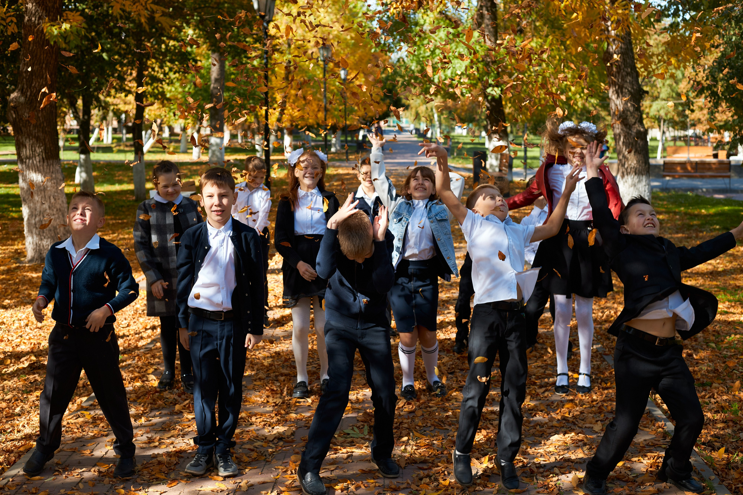 Съёмки в парке. Выпускные фотоальбомы Тацинская