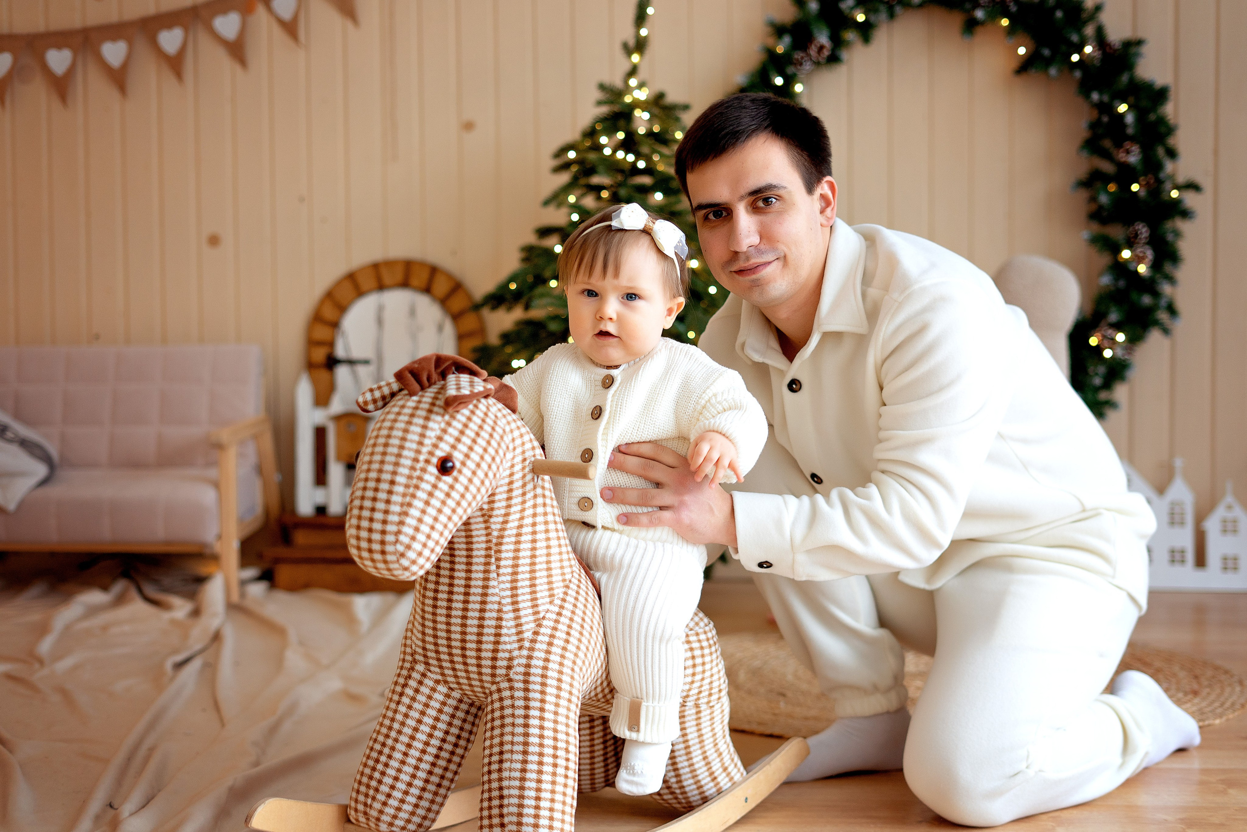 Семейная фотосессия в студии «Панда» (Коммунарка). Семейный и детский фотограф в Москве Екатерина Офицерова