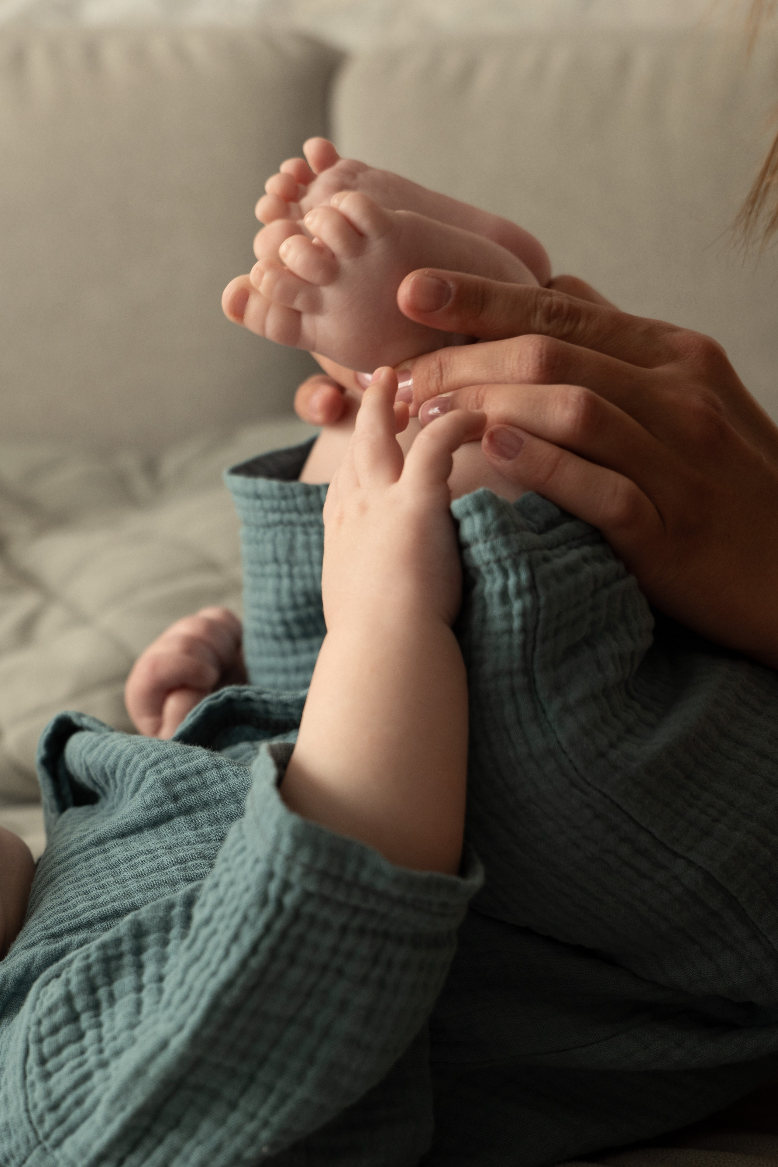 Мама и малыш (5 месяцев). Фотограф видеограф Ольга Василевская