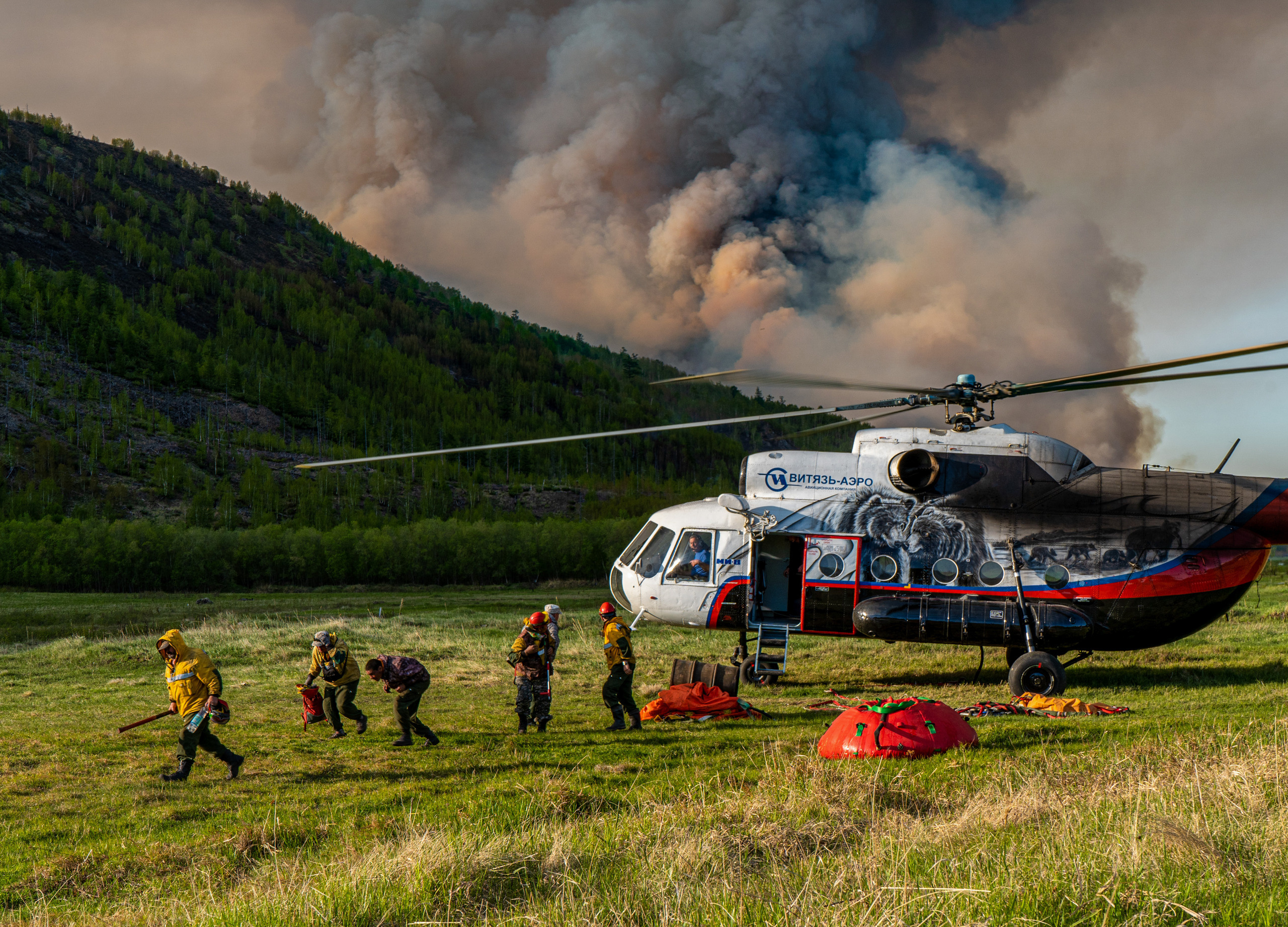 Пожар в Эссо 2020. Фотограф Ворошилов Дмитрий. Эссо. Камчатка