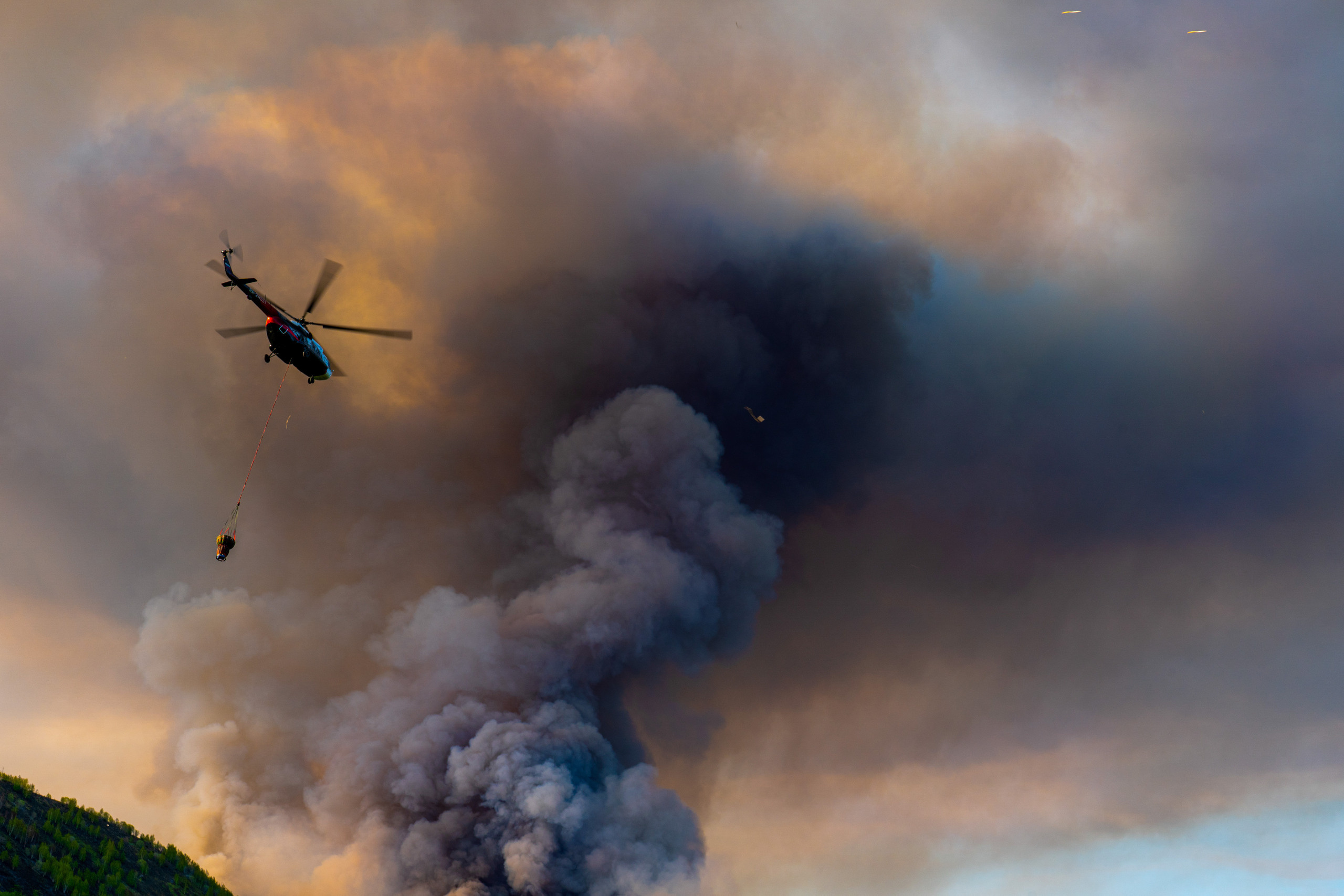 Пожар в Эссо 2020. Фотограф Ворошилов Дмитрий. Эссо. Камчатка