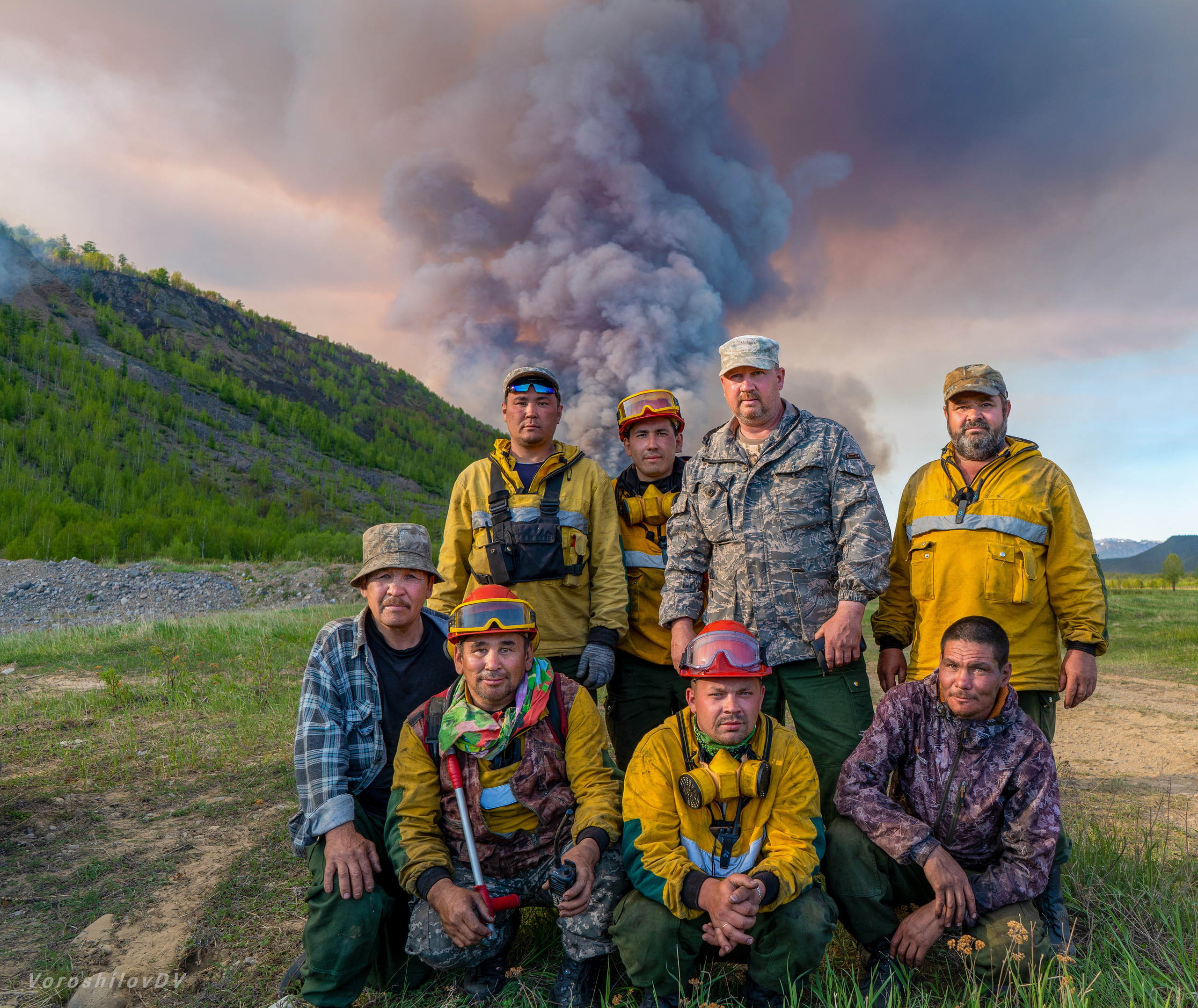 Пожар в Эссо 2020. Фотограф Ворошилов Дмитрий. Эссо. Камчатка