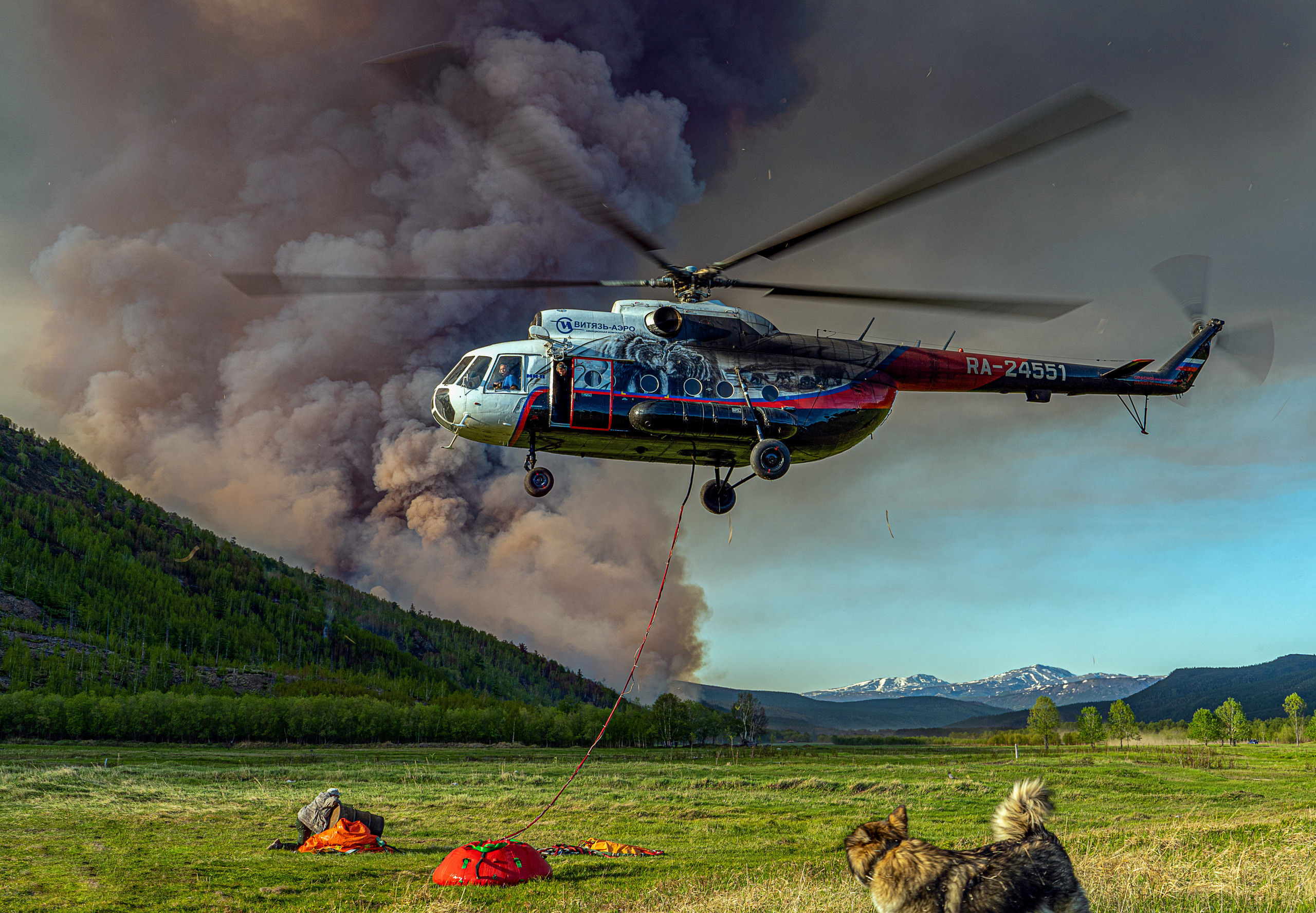 Пожар в Эссо 2020. Фотограф Ворошилов Дмитрий. Эссо. Камчатка