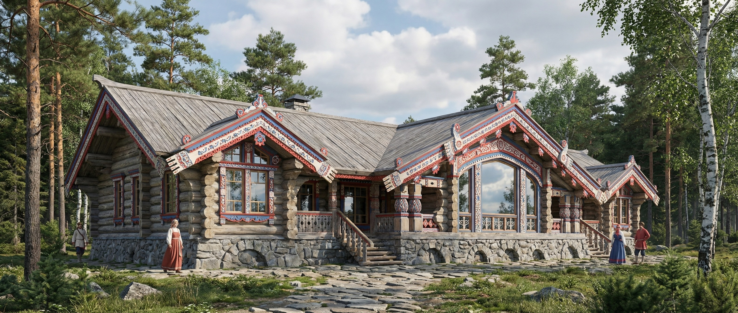 Царская баня, 500 м². Архитектор Касаткин и Партнёры