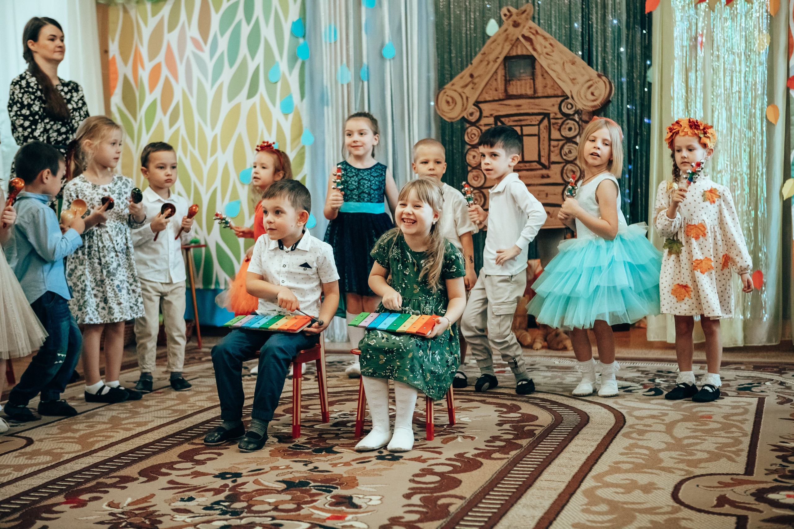 Утренник «Праздник осени». Семейный и детский фотограф в г. Новосибирске Макеева Анастасия