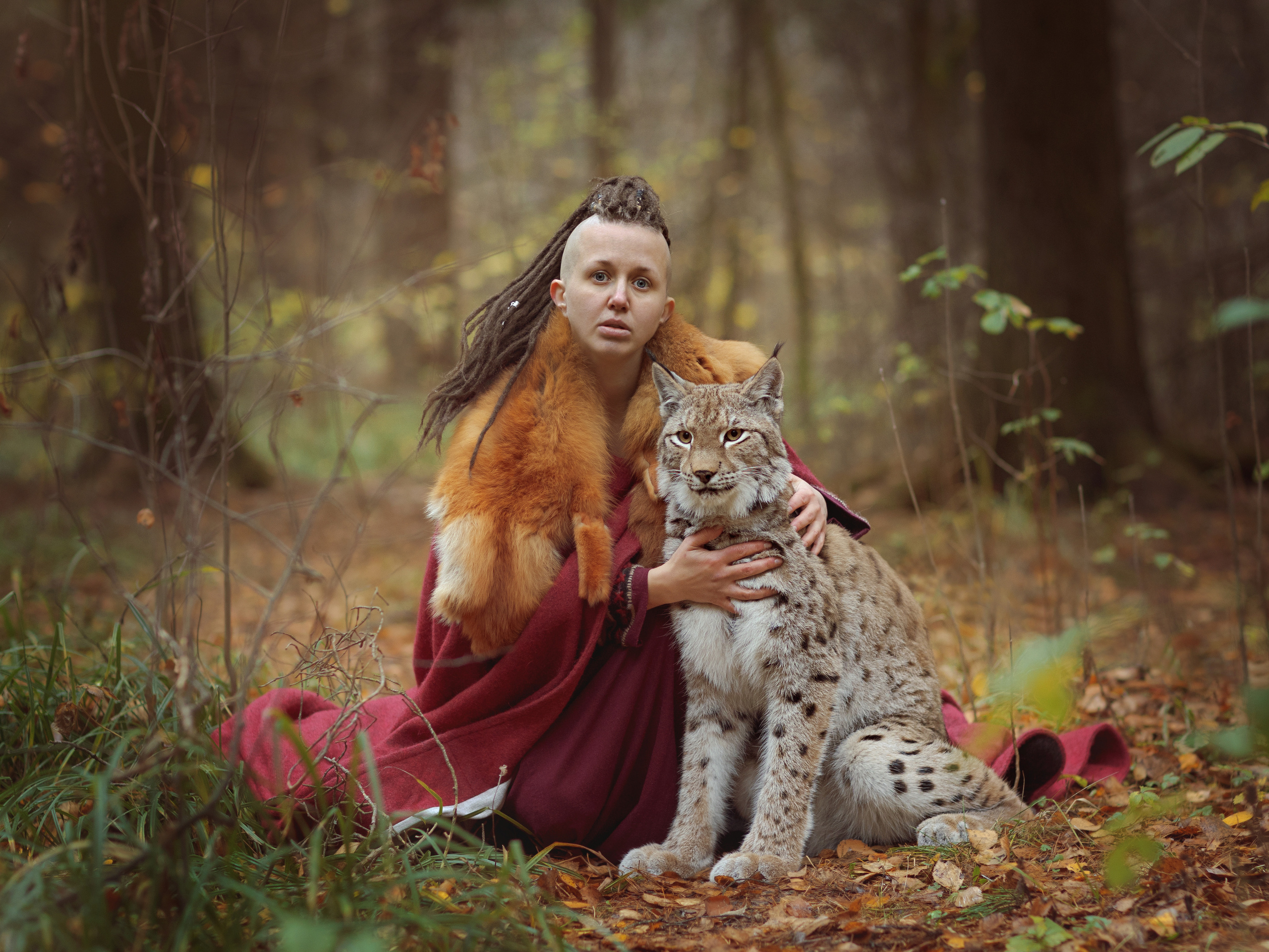 Фотосессия с дикими и домашними животными. Профессиональный фотограф в Москве Наталья Белова