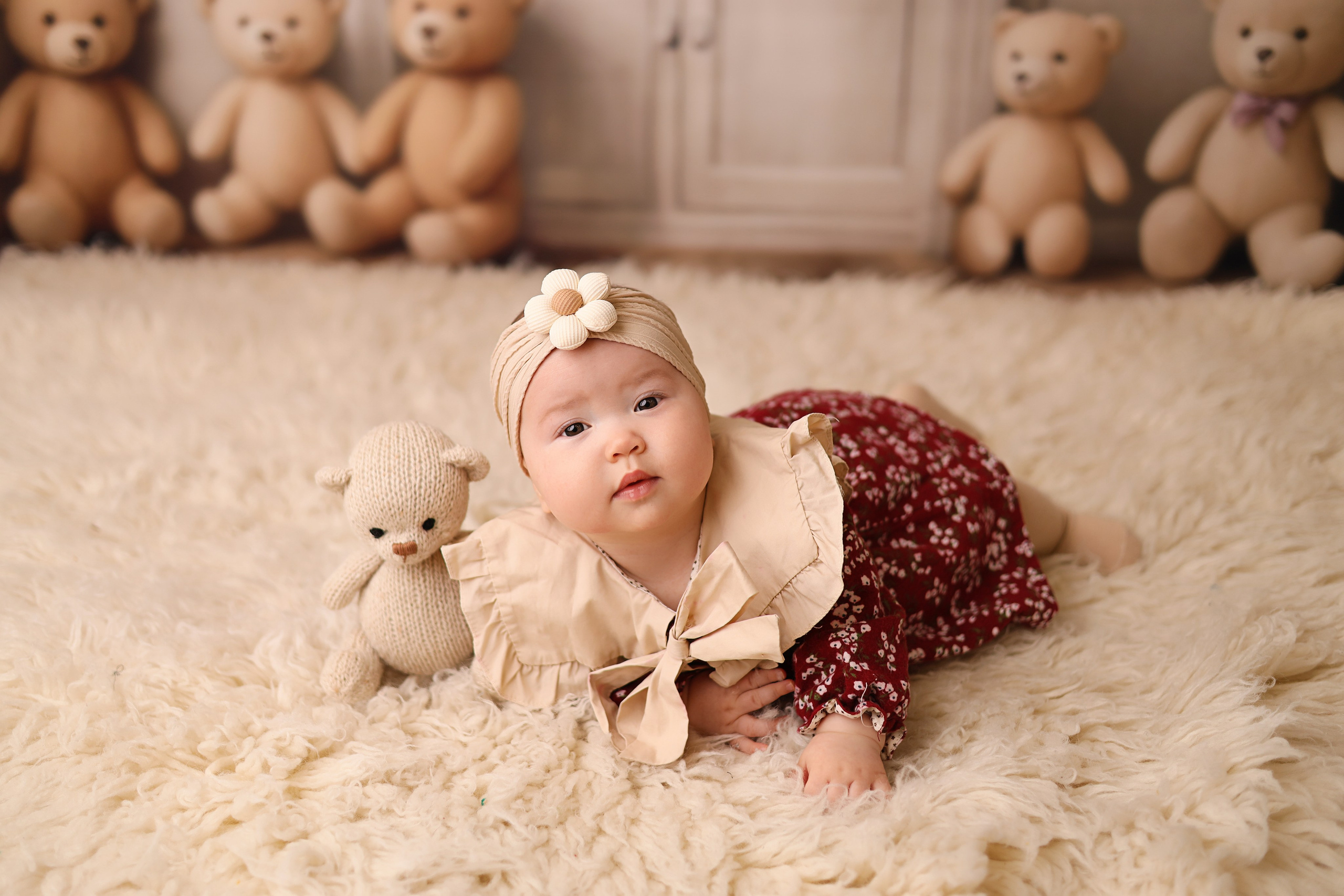 Соне 6 месцев. Фотограф новорожденных Москва. Ньюборн фотограф Москва