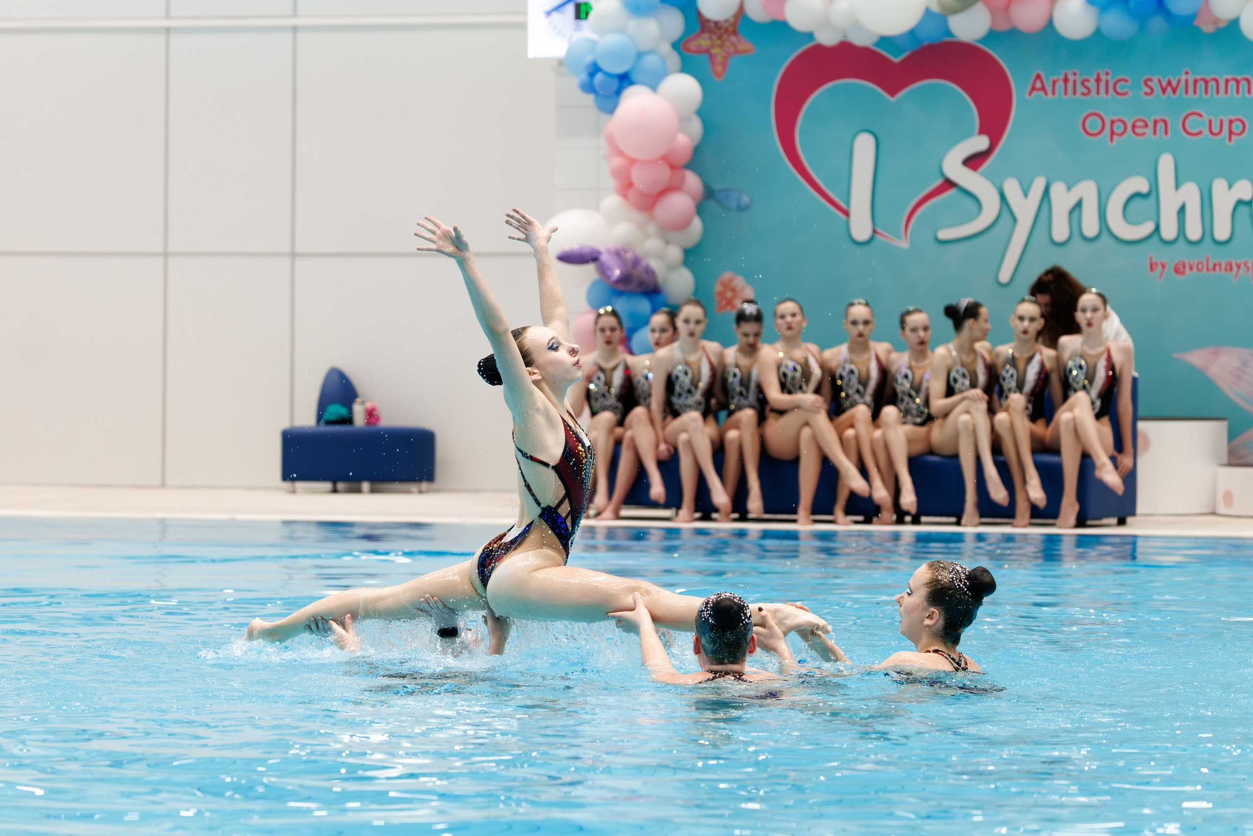 Турнир по синхронному плаванию I Love Synchro. Спортивный фотограф Алексей Соломин