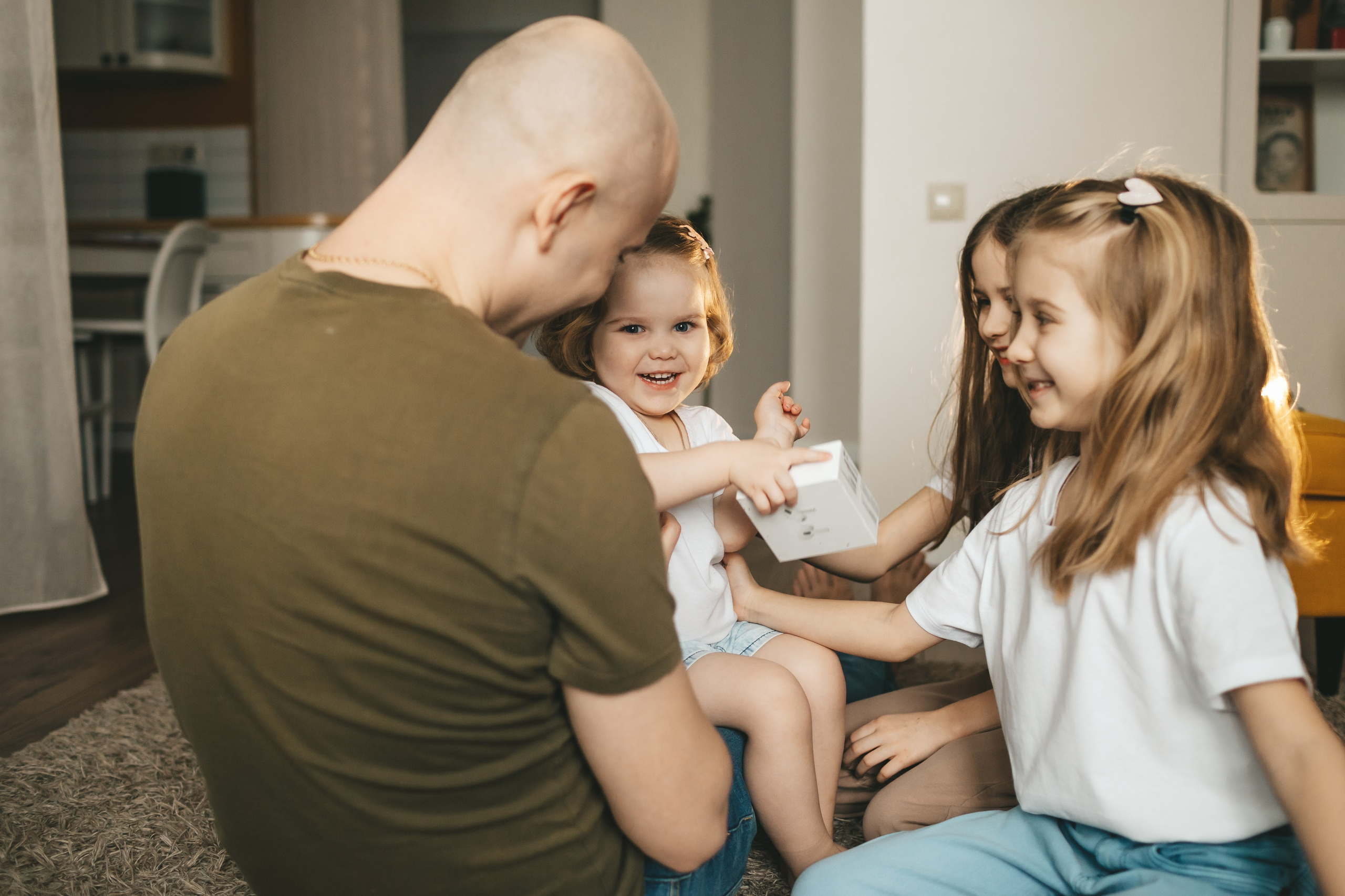 Семья Пети и Алёны (домашняя фотосессия). Семейный и детский фотограф и видеограф в Москве, Дрокина Наталья
