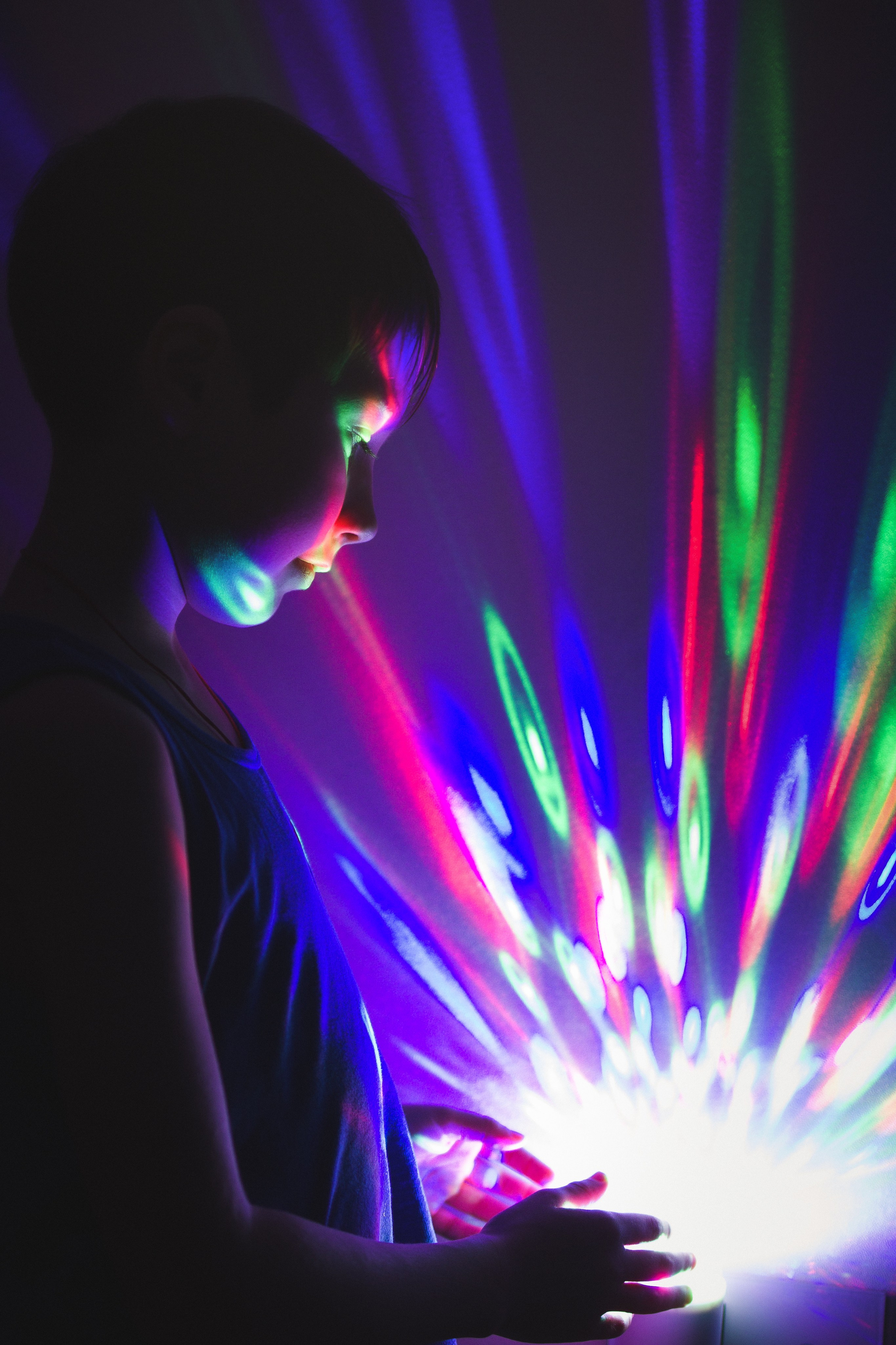 Съёмка с цветным светом. Художественная фотография