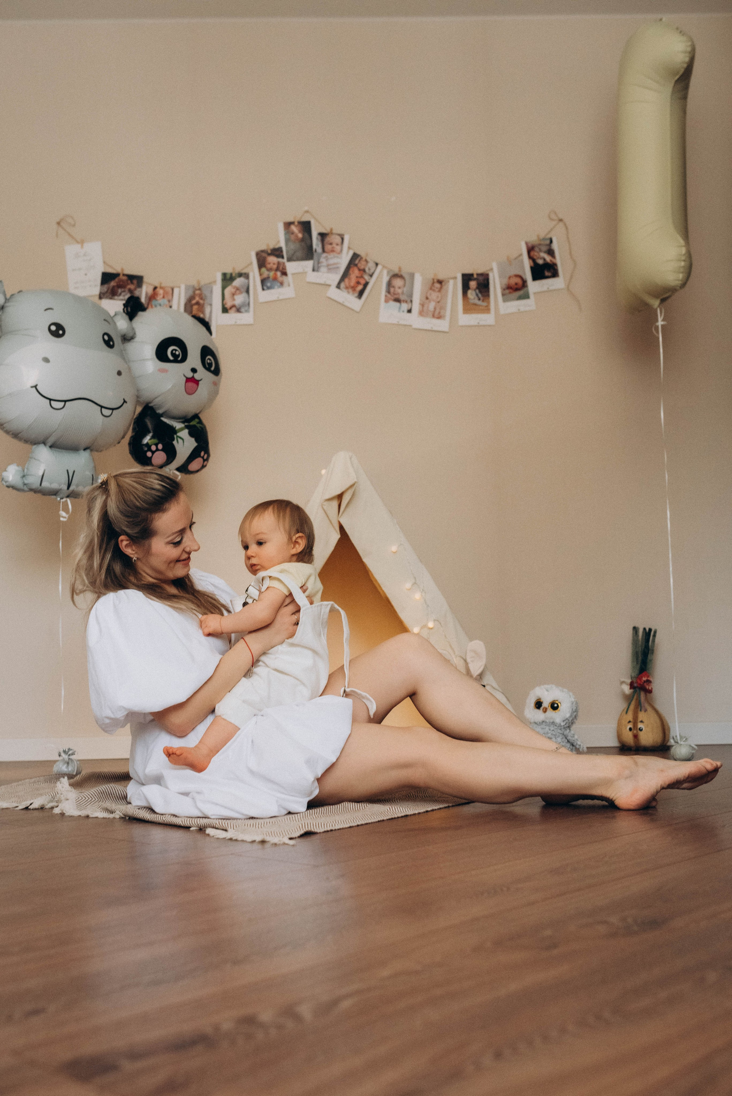 Домашняя фотосессия ко дню рождения малыша. Семейный фотограф в Железнодорожном Масаева Елена