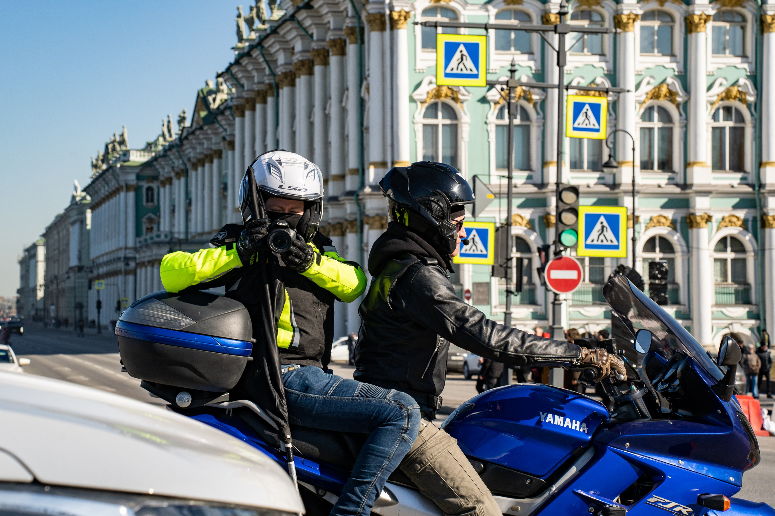 Весенний прохват мотоклуба Normans Riders MC. Концертный и репортажный фотограф в Санкт-Петербурге Слава Пахомов