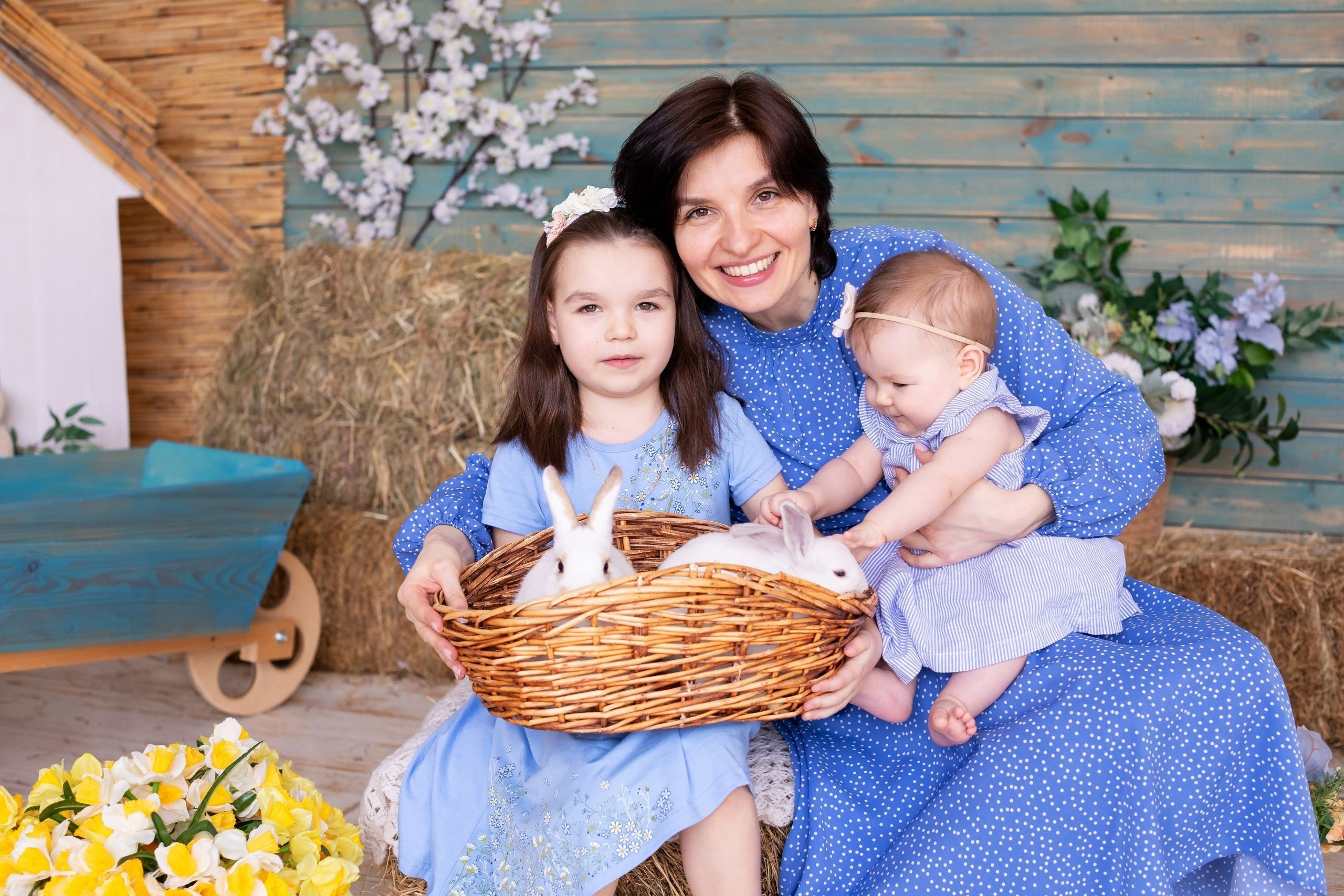 Фотосесии с Утятами и Кроликами (Пасхальные Фотосессии). Семейный и Детский фотограф в Москва Скворцова Татьяна