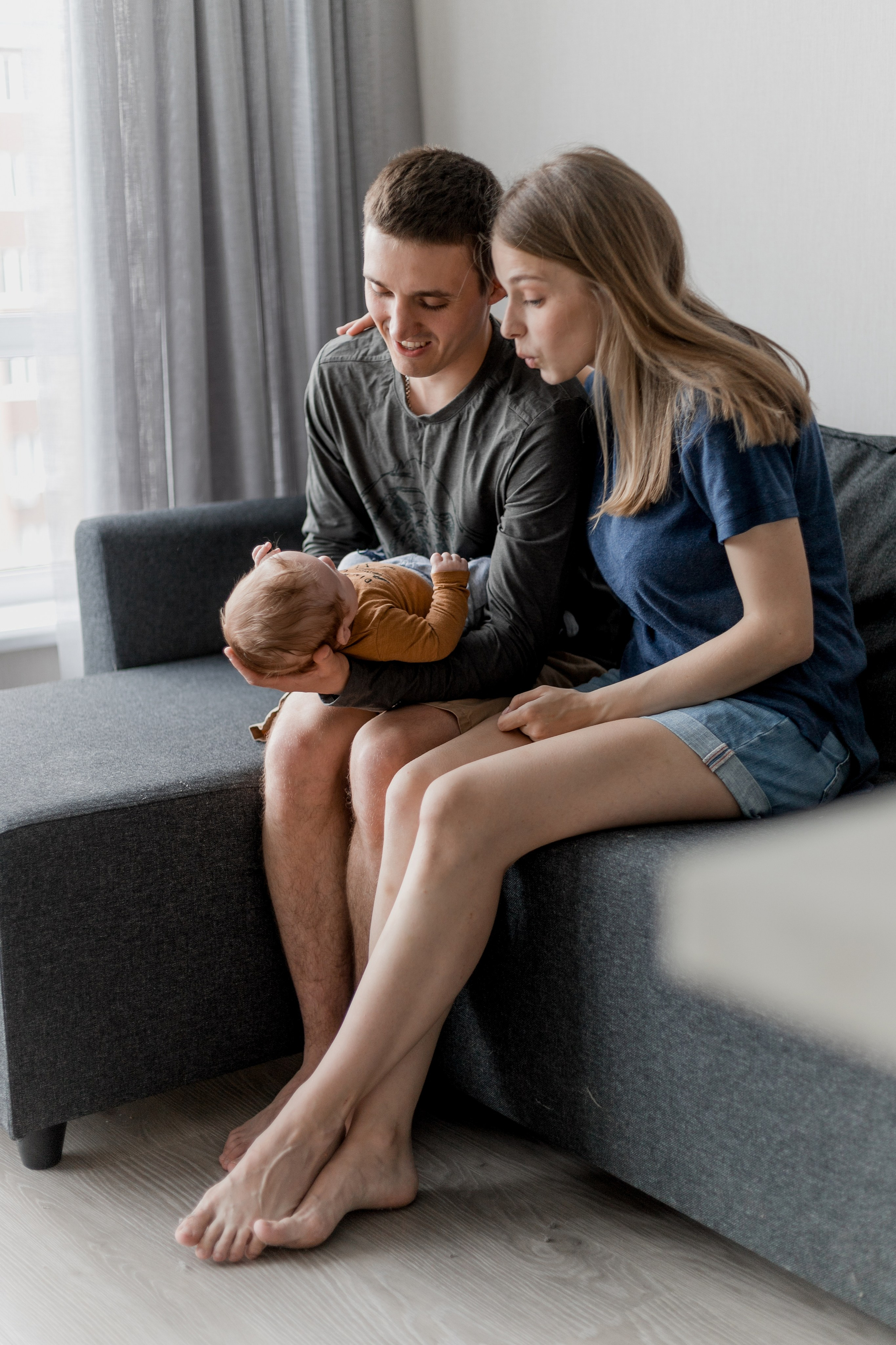 С малышом. Фотограф Софья Володкина