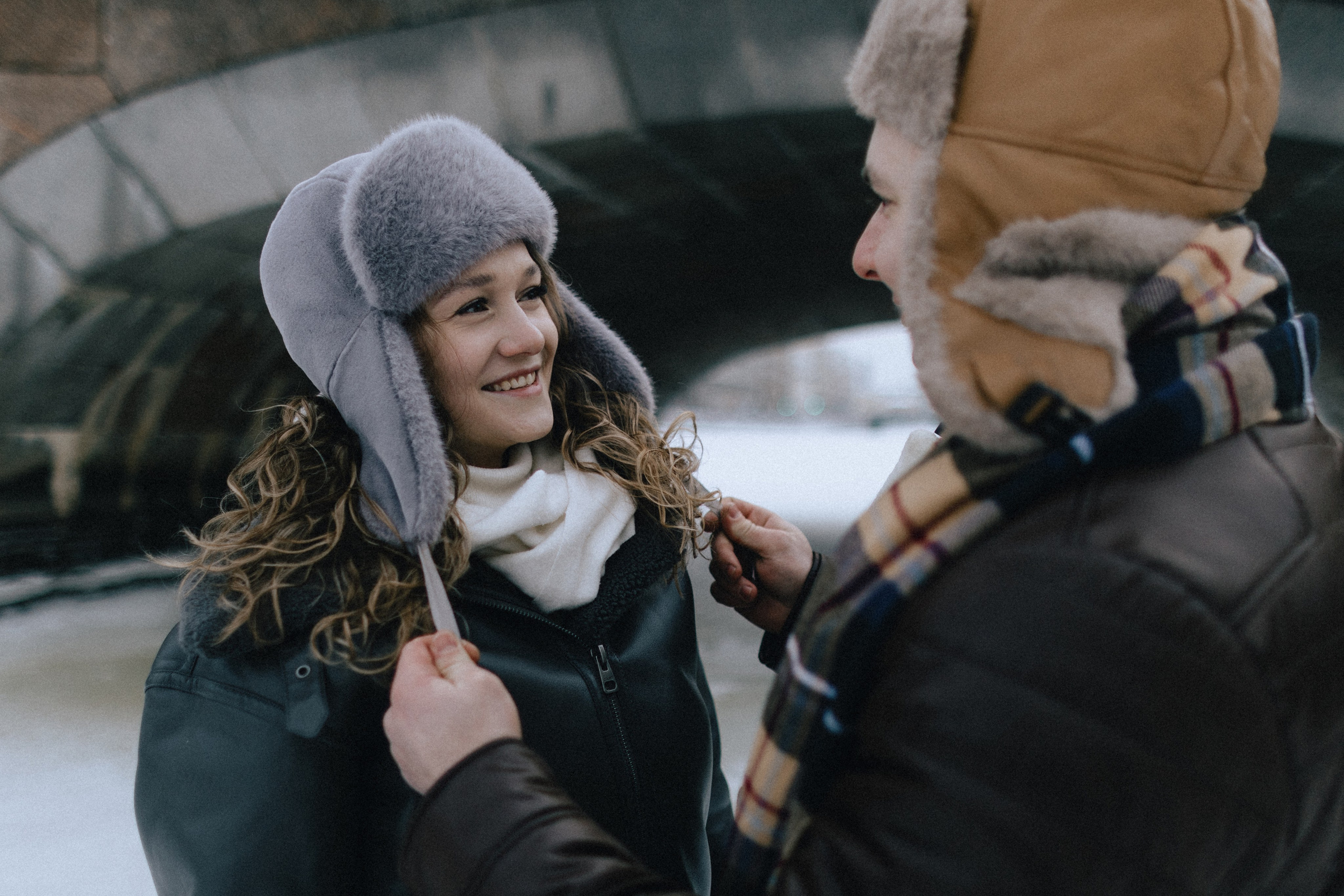 Зима на Фонтанке. Юлия Анисимова — свадебный и семейный фотограф в Санкт-Петербурге
