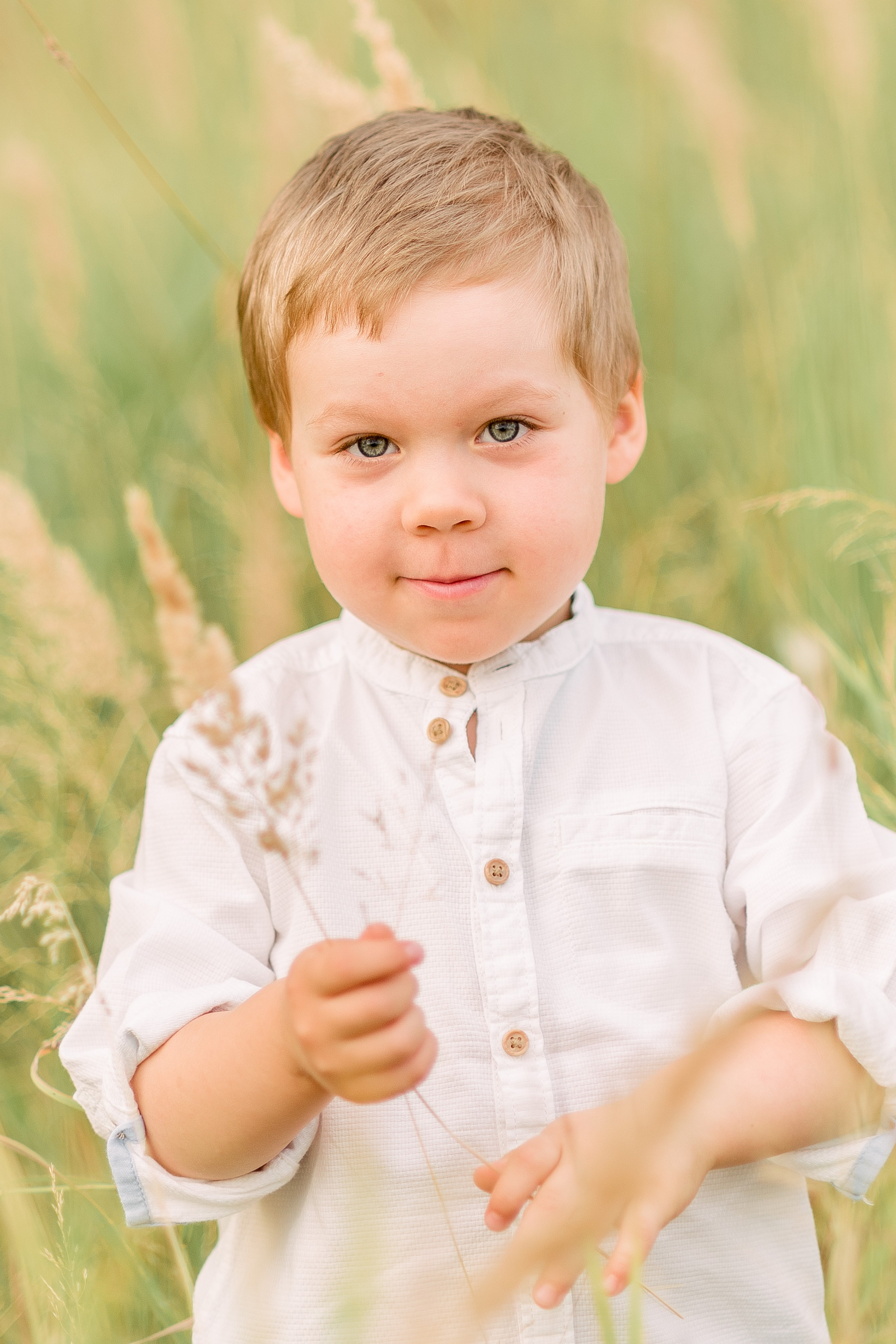 В поле. Фотограф Юлия Попова
