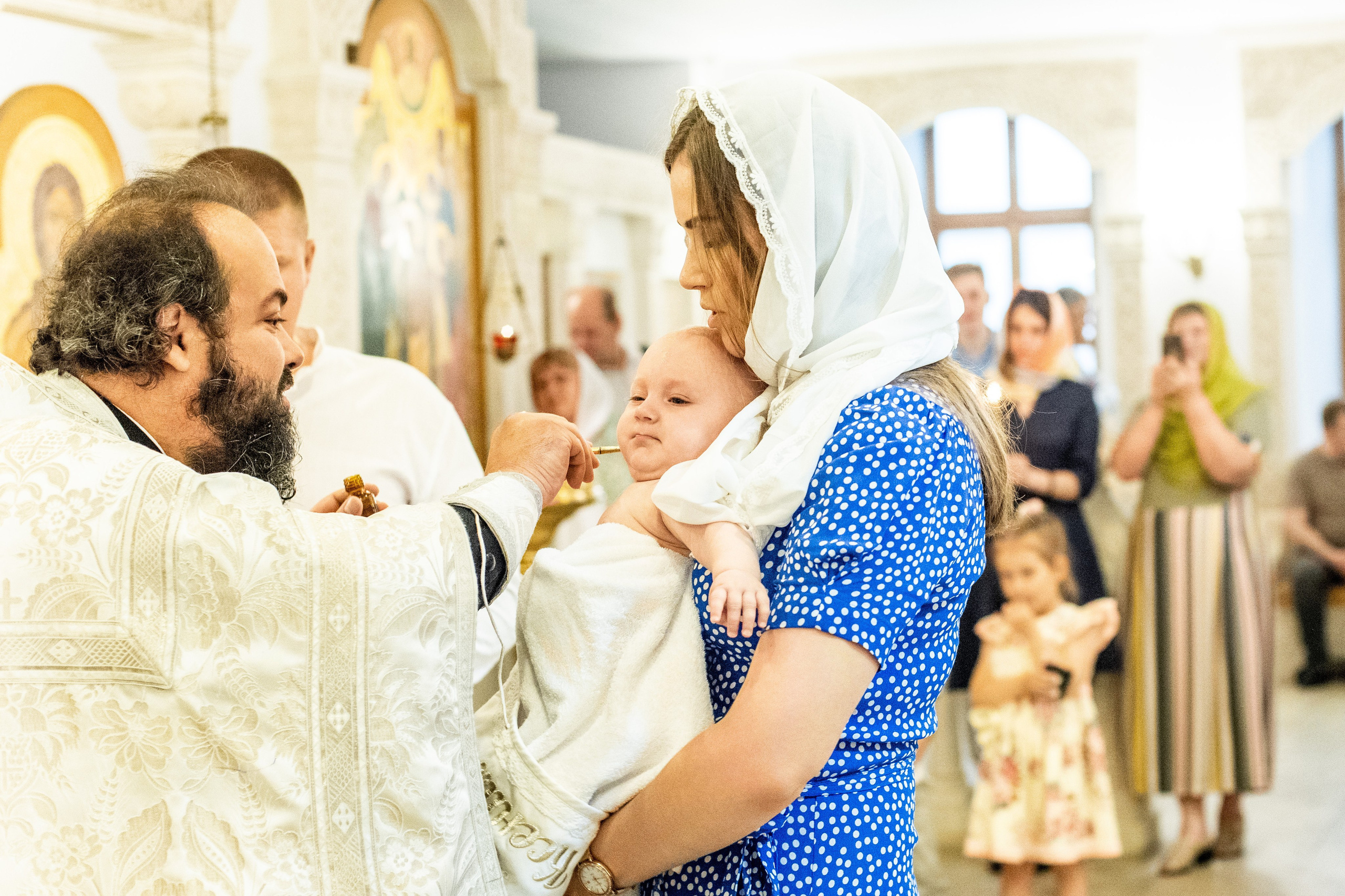 Крещении Ксении. Фотограф Юлия Попова