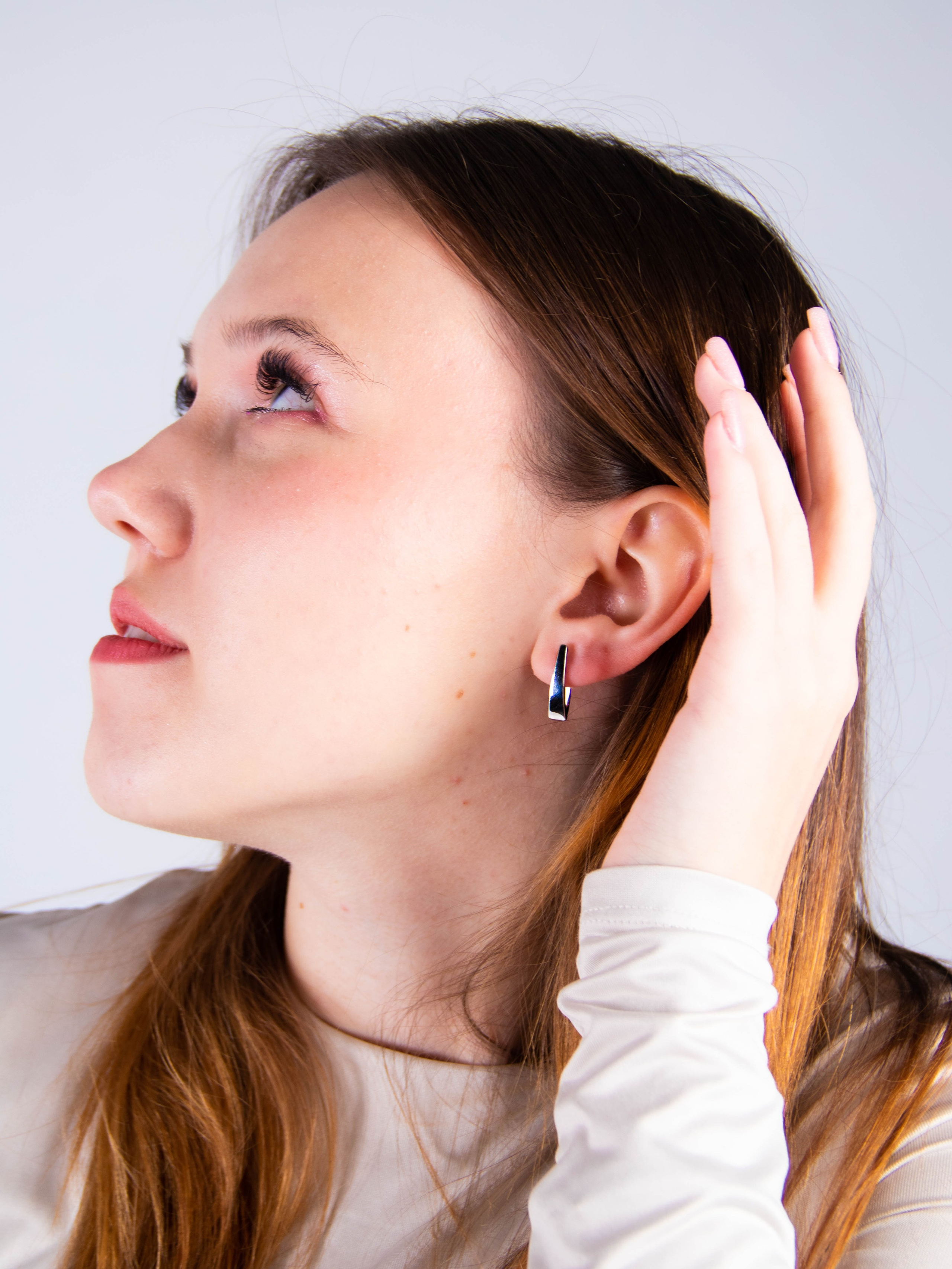 Серьги серебро. «Матрица»