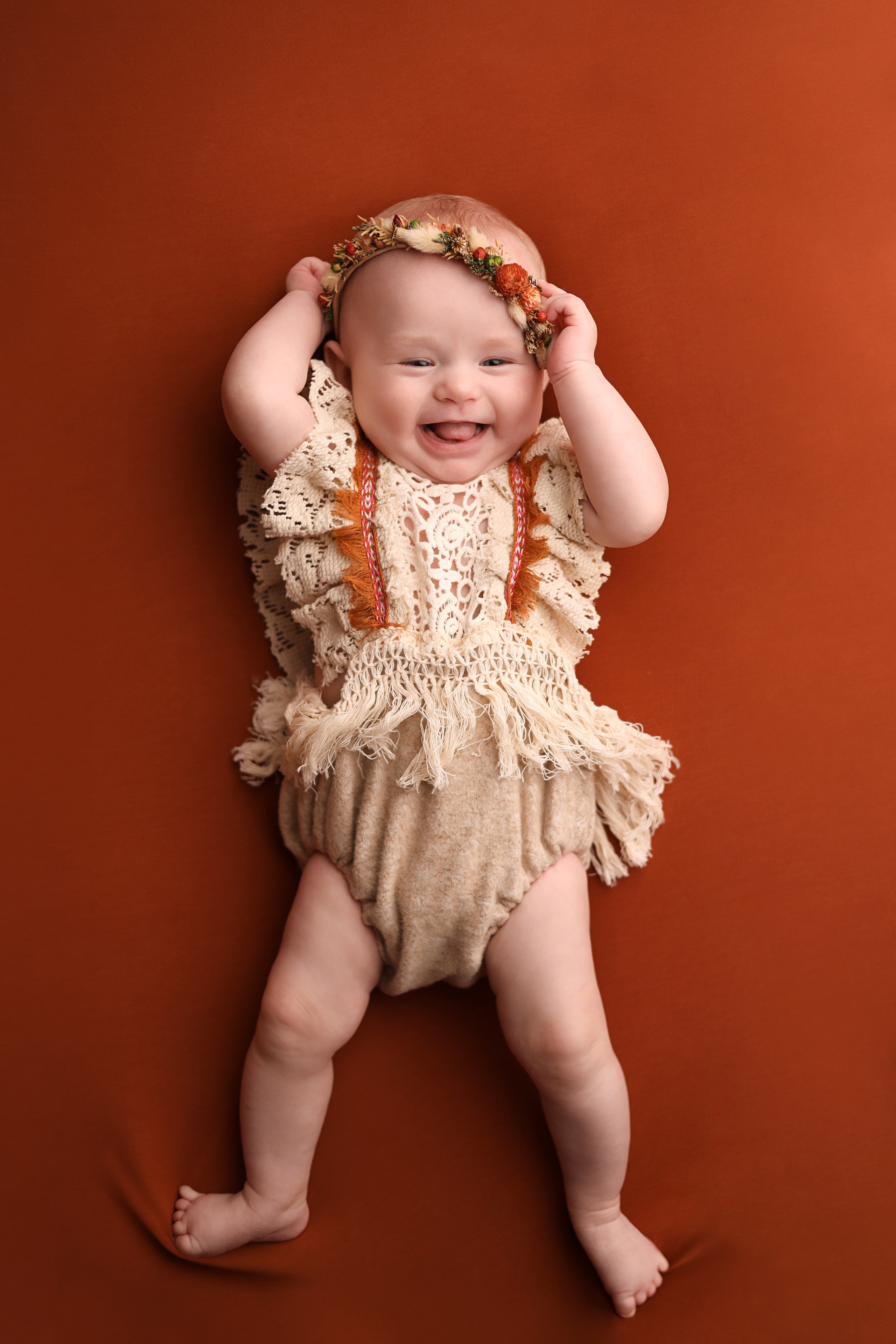 Арине 4 месяца. Фотограф новорожденных Москва. Ньюборн фотограф Москва