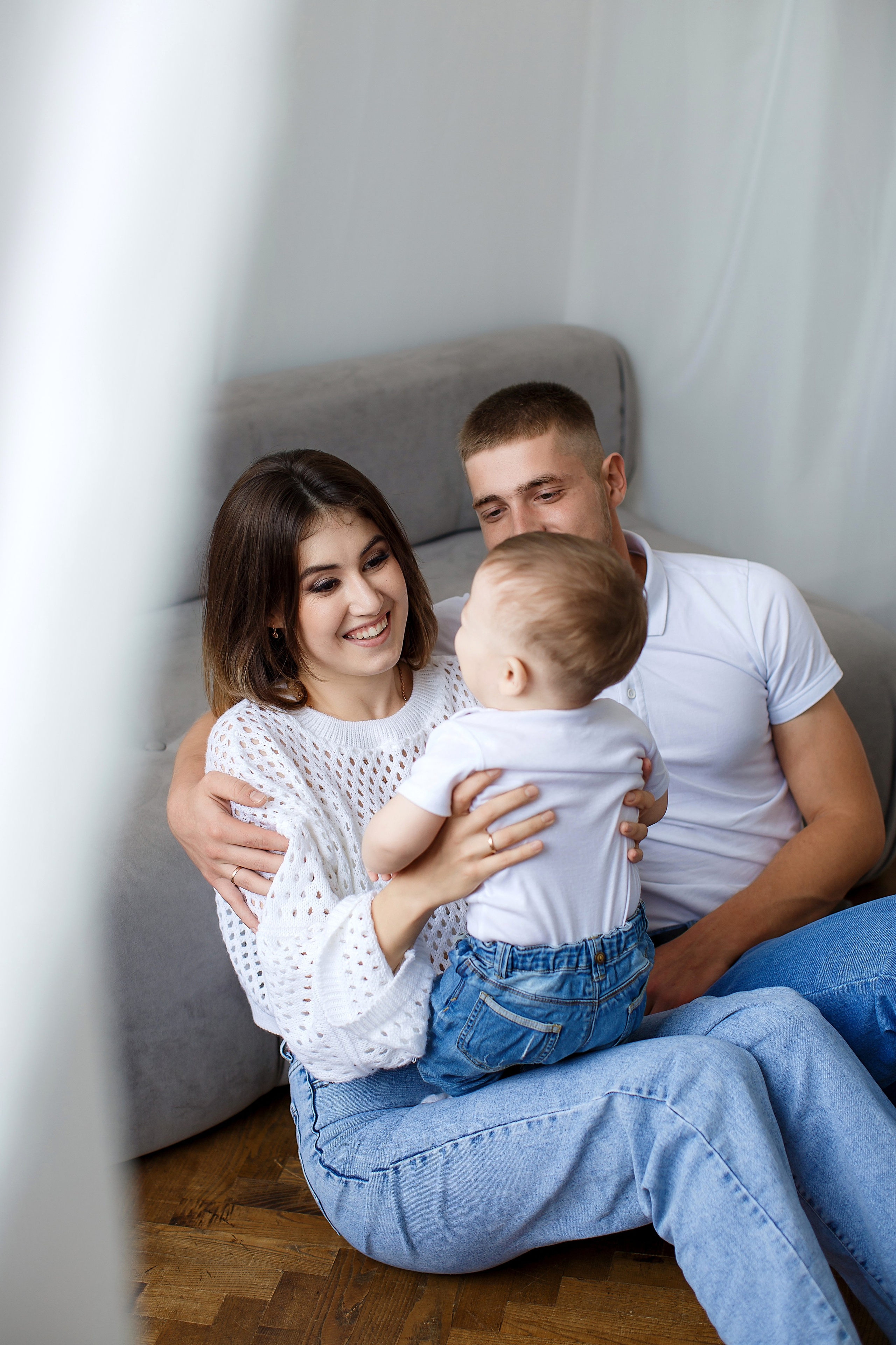 Мирон с родителями. Семейный и детский фотограф в Стерлитамаке Разина Рахмангулова