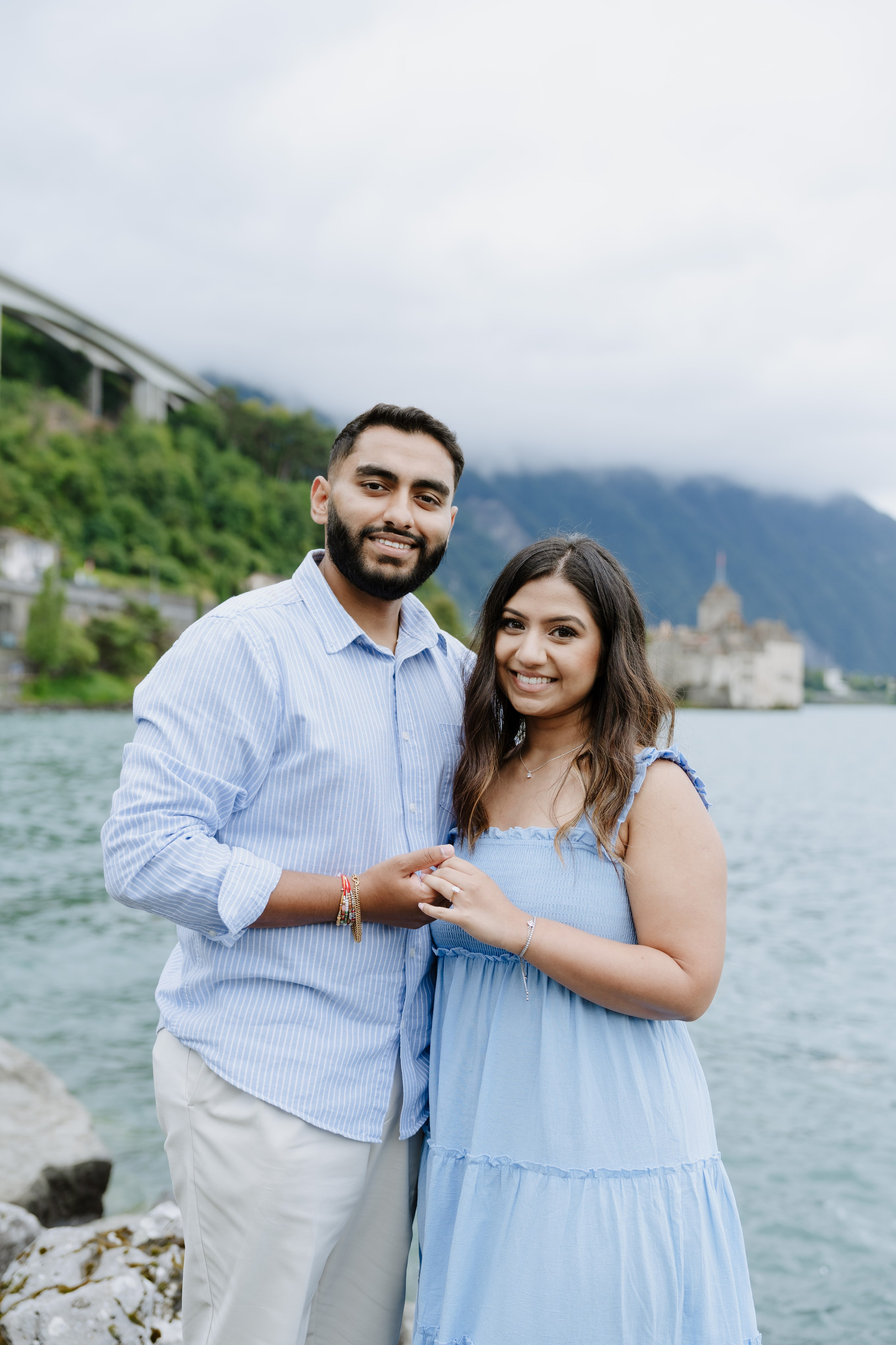 Krishna & Ravi | Proposal Montreux. Professional Wedding Photographer Geneva & Romande Switzerland | Tanya Creator